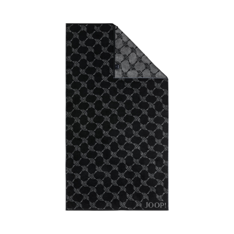 JOOP! Duschtuch Cornflower Schwarz 80x150cm