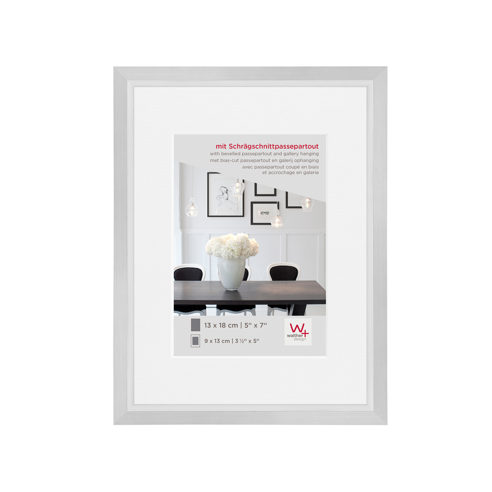 Bilderrahmen Steel Style silber Bilderrahmen Steel Style silber