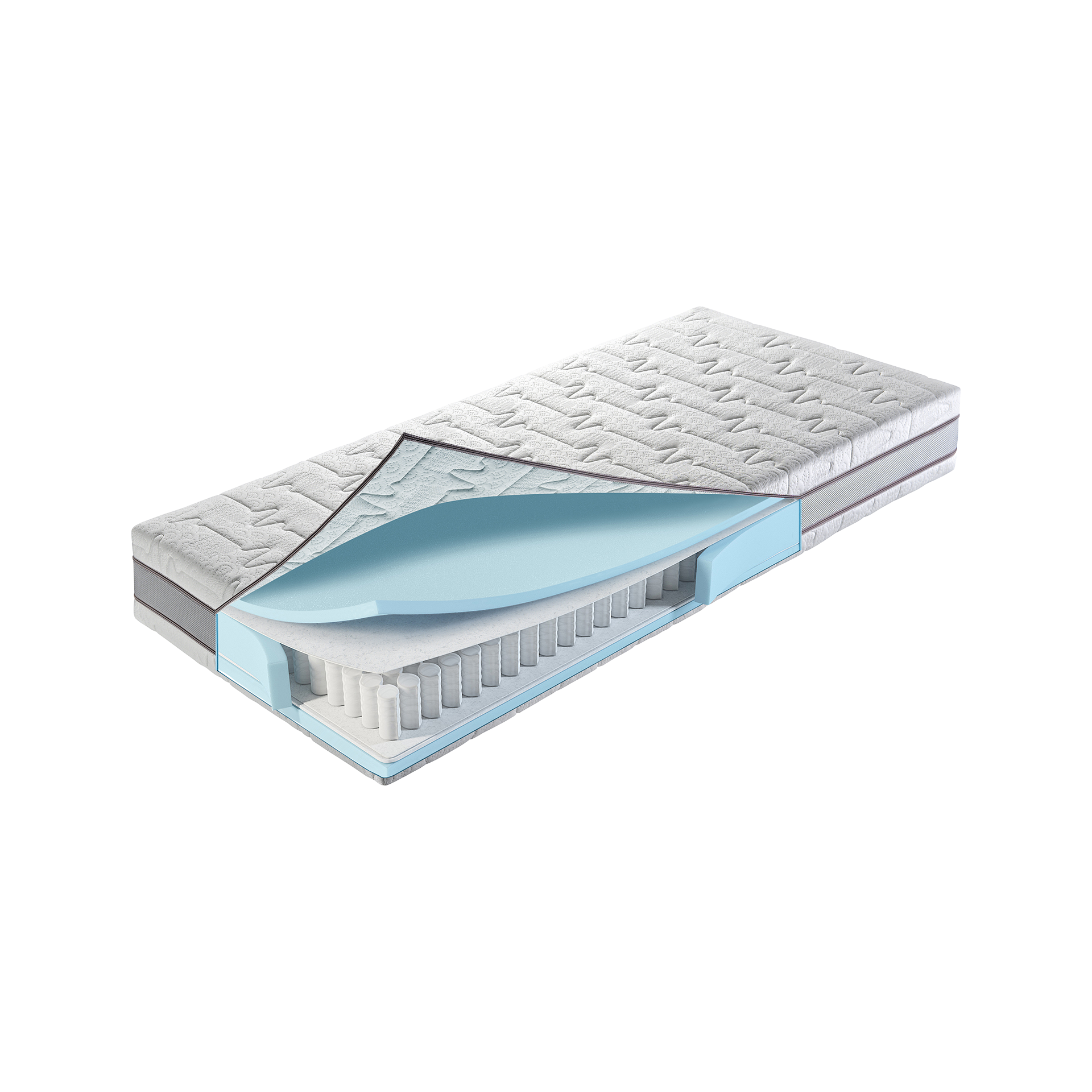 Taschenfederkernmatratze Ergopur TFK300 100x200 cm H2 - mittelfest, bis ca. 80 kg Taschenfederkernmatratze Ergopur TFK300 100x200 cm H2 - mittelfest, bis ca. 80 kg