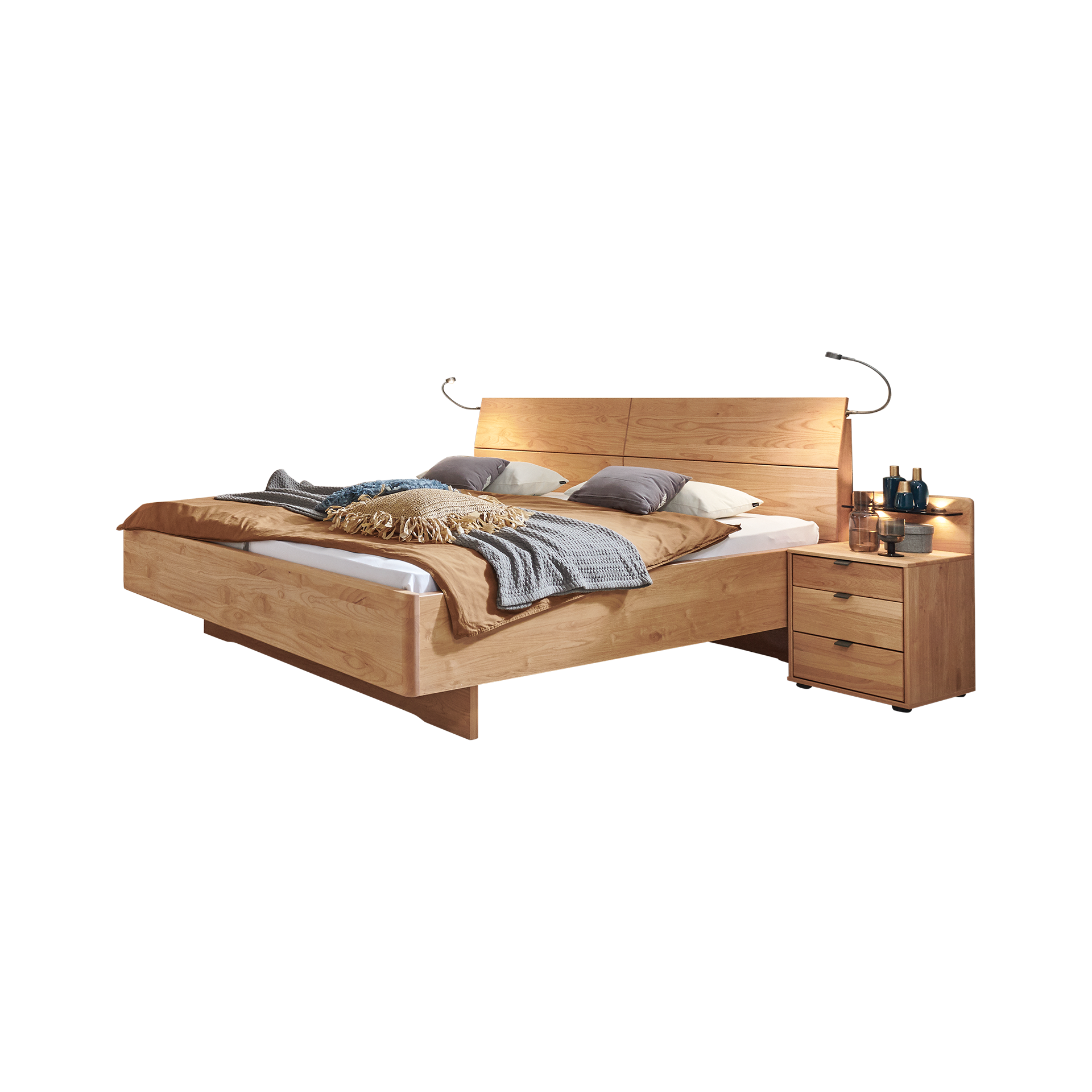 Spilker Bett Cesena 180x200 cm Holzfarben 216*189*102 Spilker Bett Cesena 180x200 cm Holzfarben 216*189*102