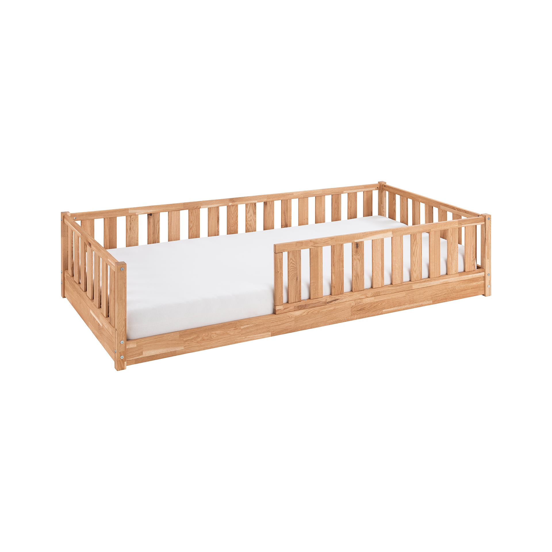 Bett Loco Gestell Wildeiche massiv 90x200 cm