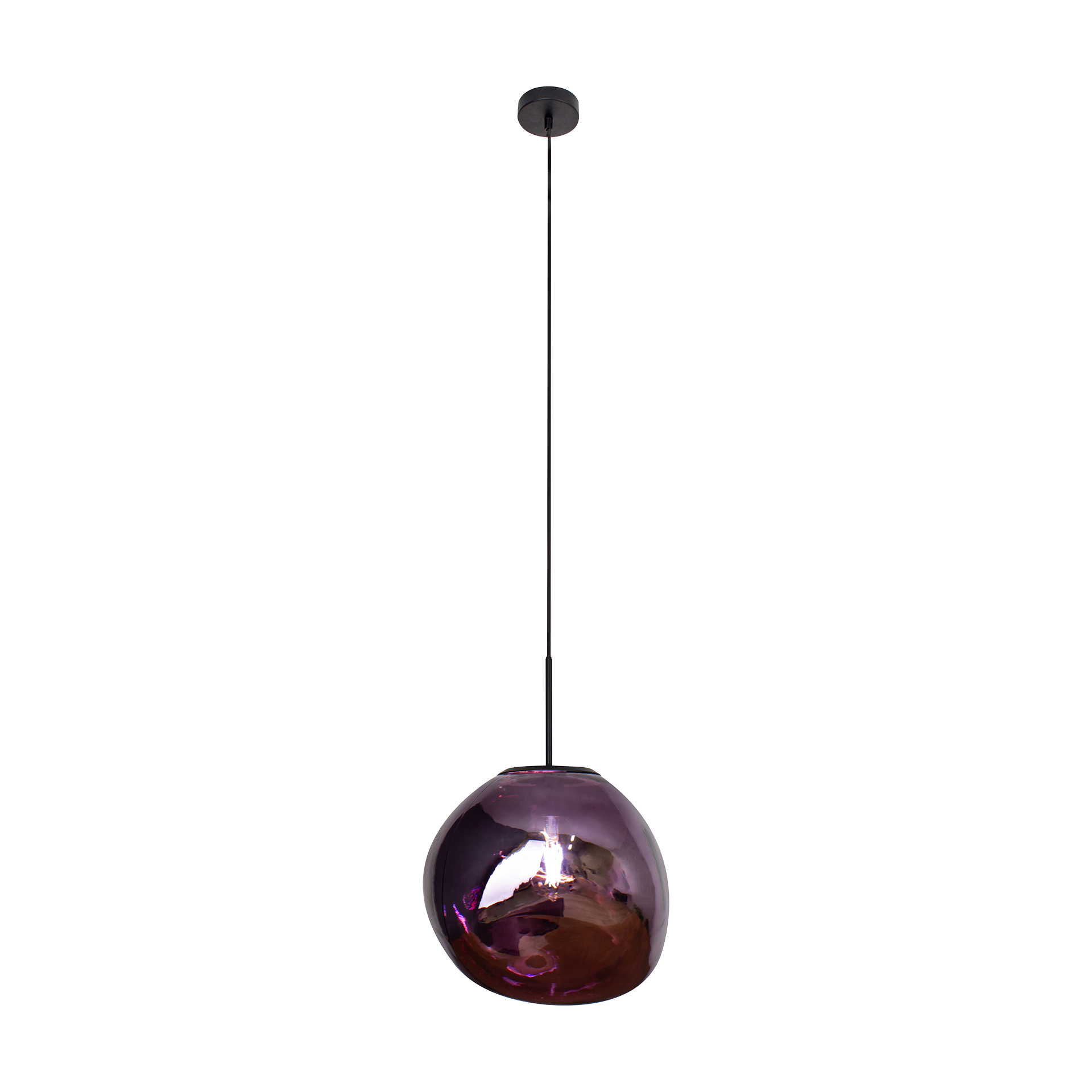 Pendelleuchte Canopus Violett Schwarz