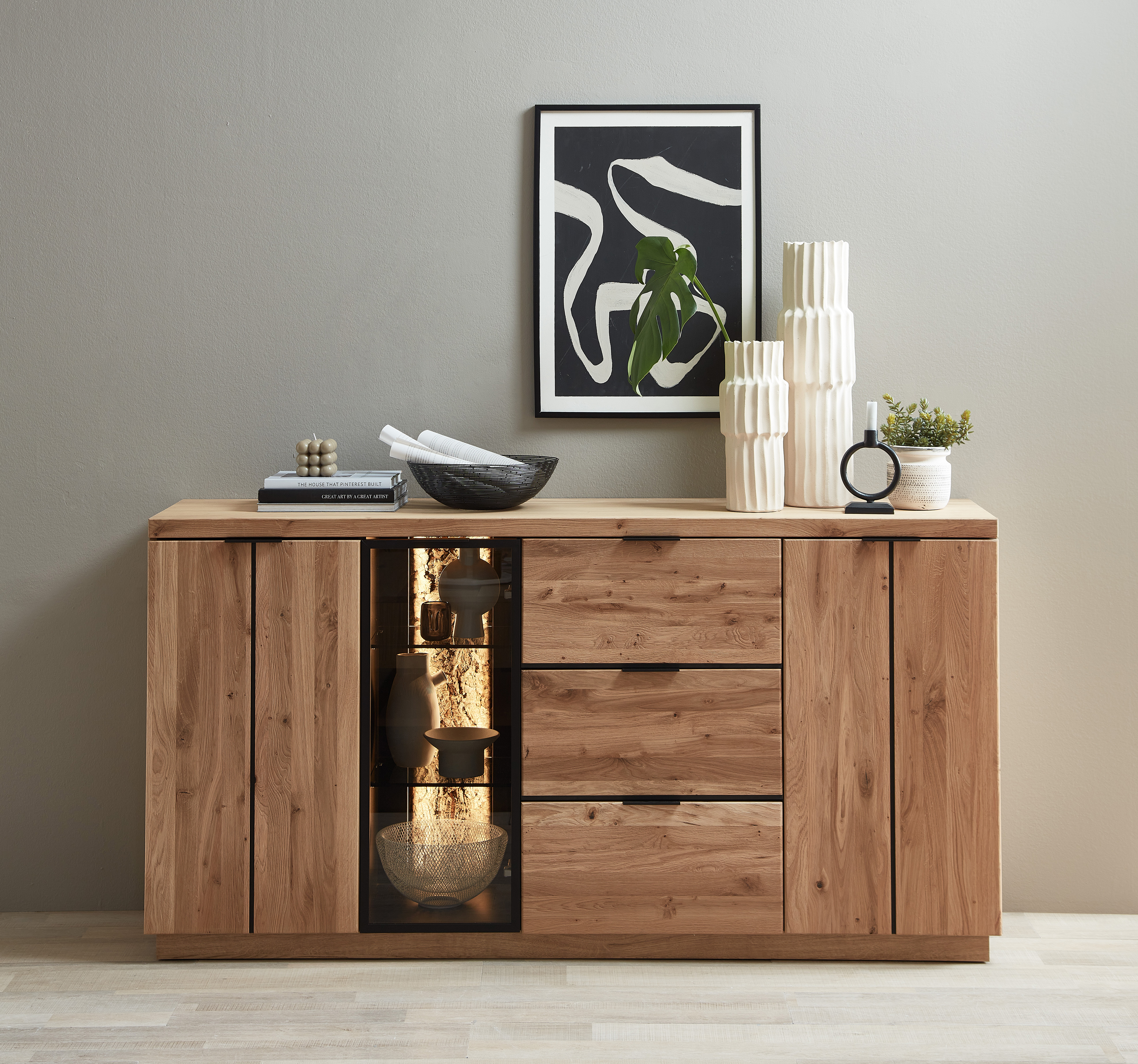 Collection H Sideboard Dorian Eichefarben