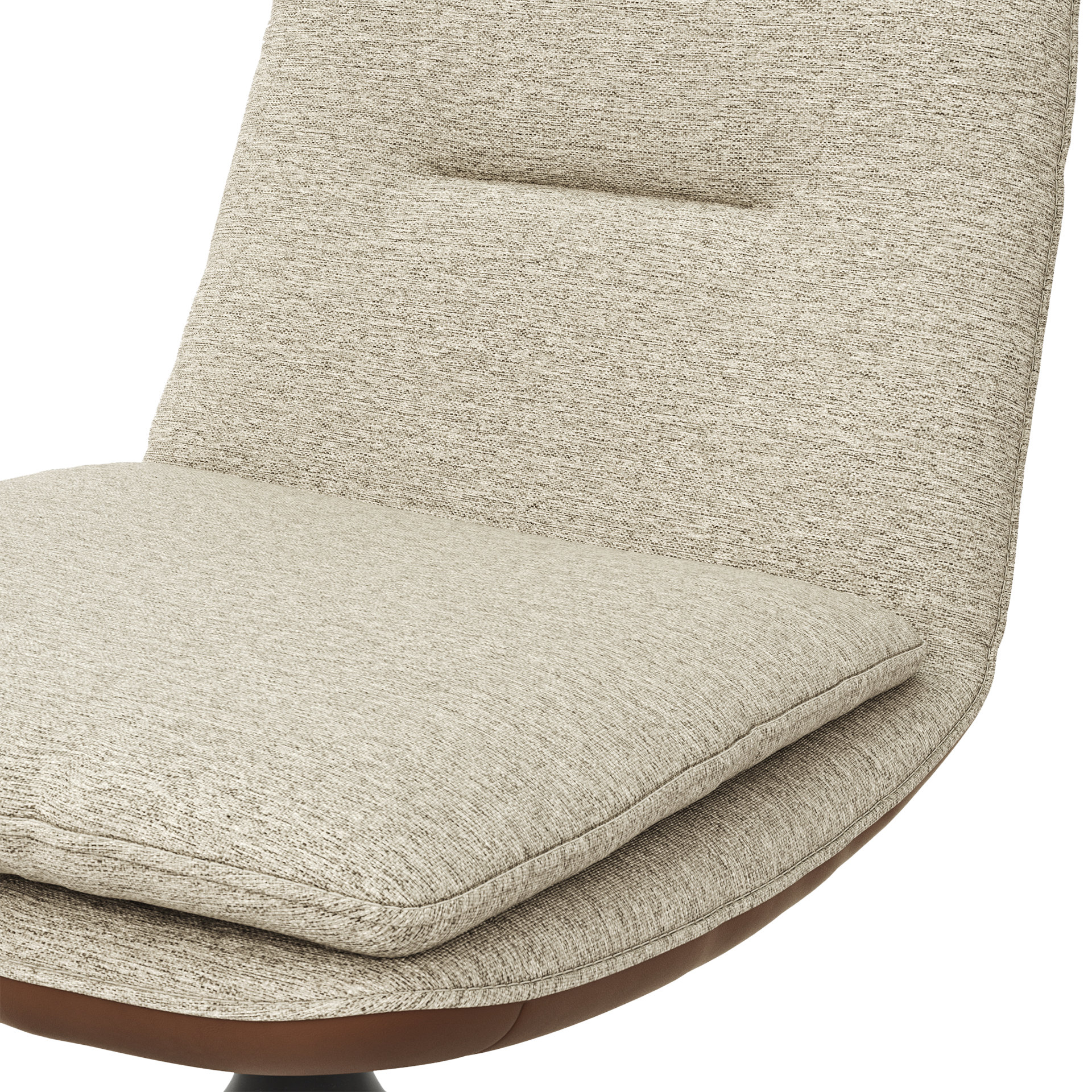 Global wohnen Stuhl Macano Rückseite Leder Rio cognac Innenseite Stoff Tarim beige Gestell Anthrazit Global wohnen Stuhl Macano Rückseite Leder Rio cognac Innenseite Stoff Tarim beige Gestell Anthrazit