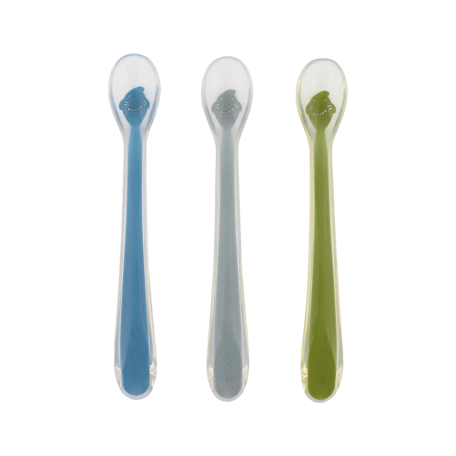 Babygeschirr Esslöffel für Babys 3-pack Mehrfarbig