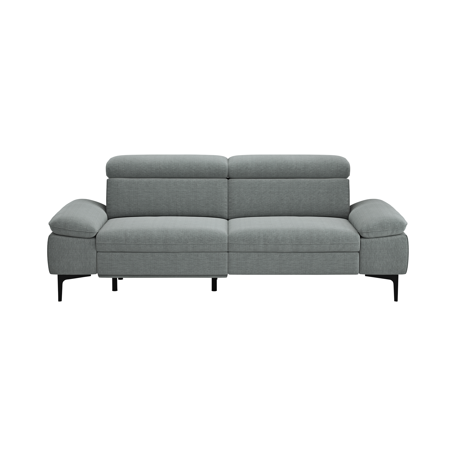 Global wohnen Sofa 3-Sitzer Felipa Plumb Rücken echt, Kopfteilverstellung, Relaxfunktion motorisch Global wohnen Sofa 3-Sitzer Felipa Plumb Rücken echt, Kopfteilverstellung, Relaxfunktion motorisch
