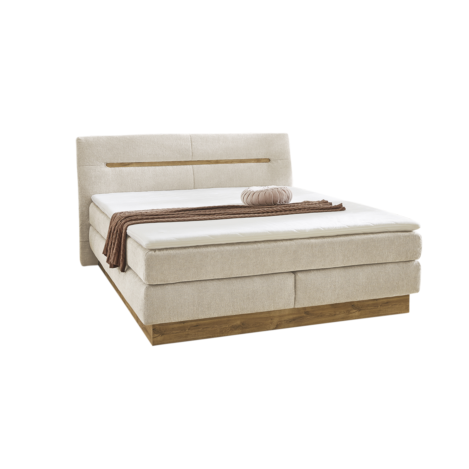 Spilker Boxspringbett Nyborg Beige 180x200 cm