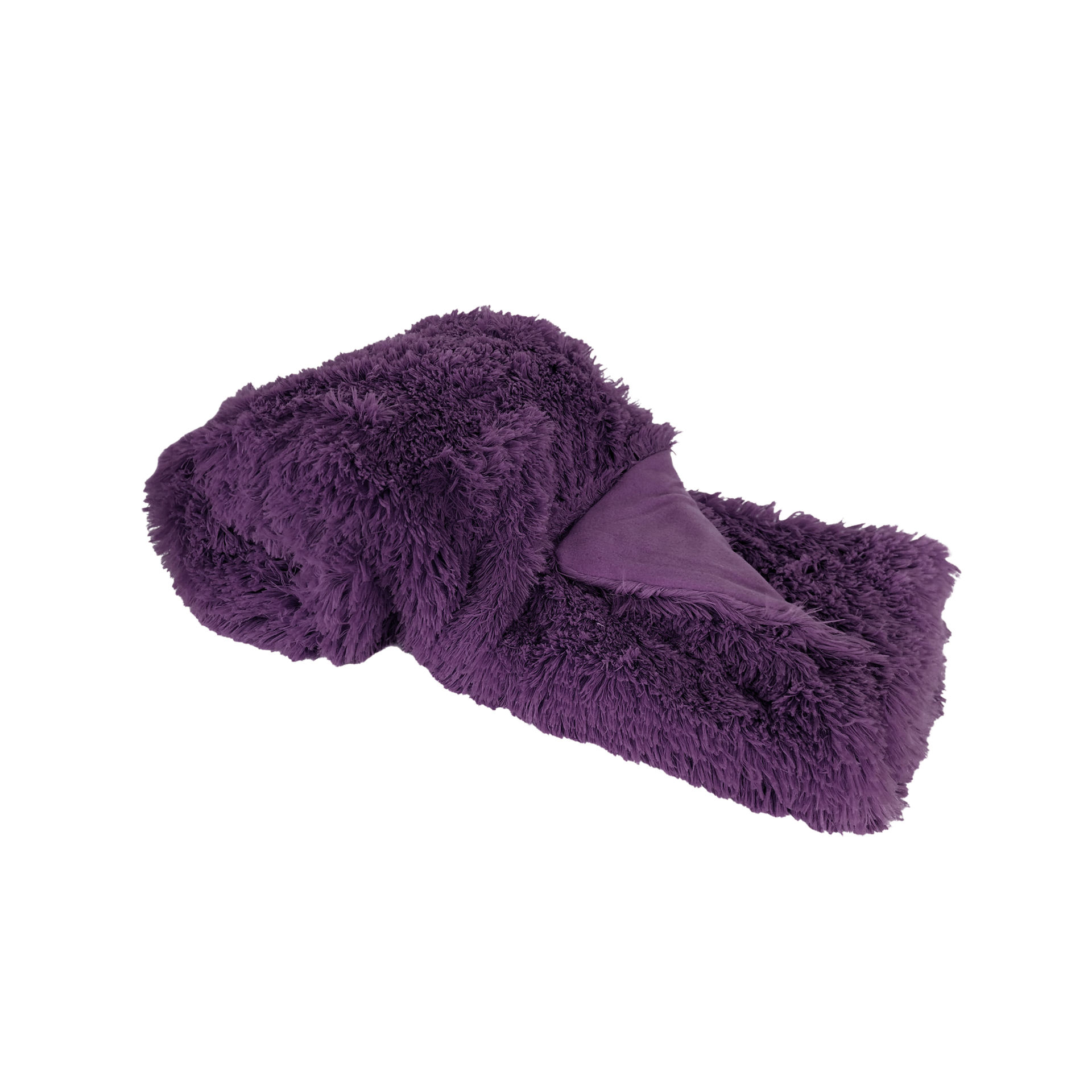 Kuscheldecke Fluffy uni purple 150x200cm Kuscheldecke Fluffy uni purple 150x200cm