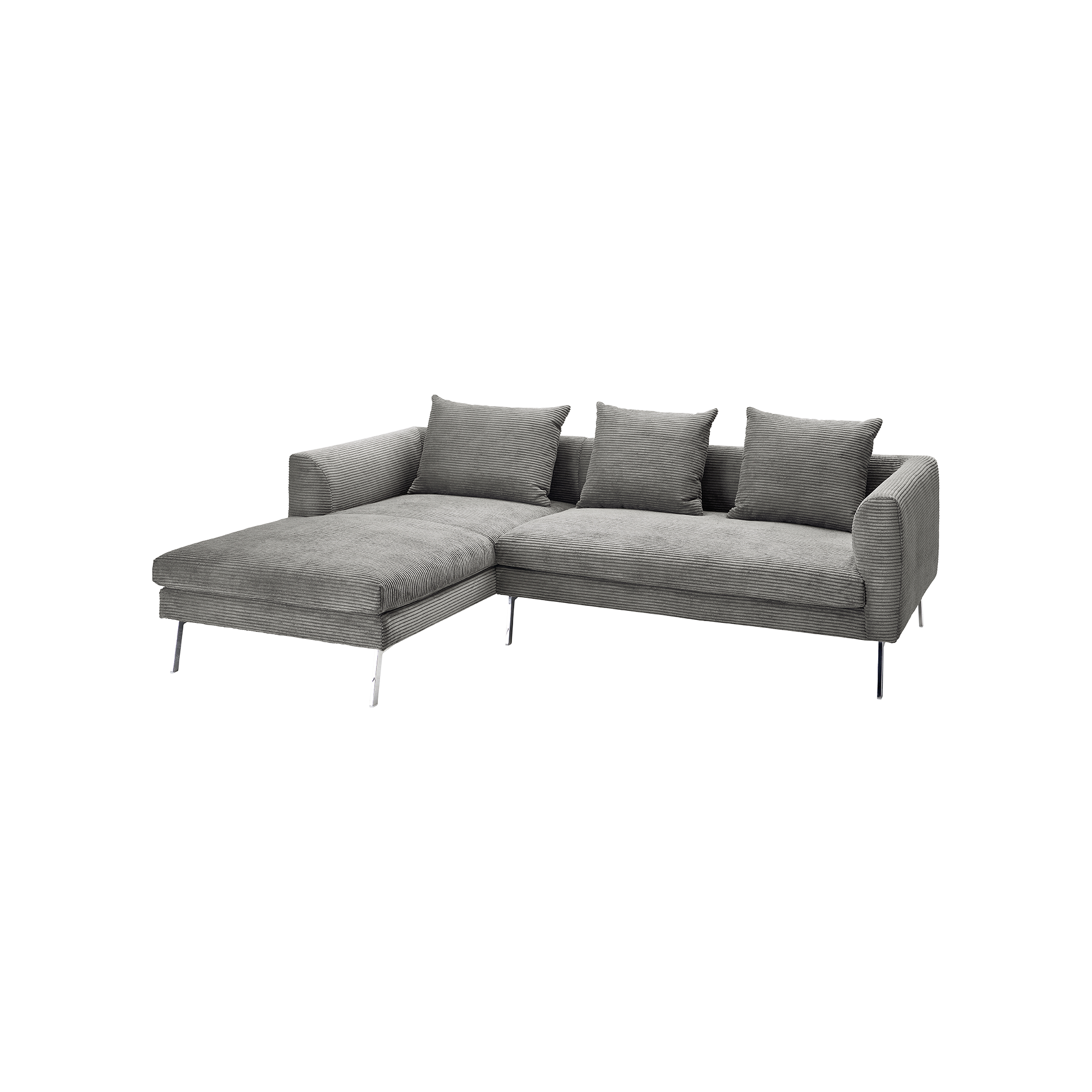 Ecksofa Avignon Grau Ottomane links