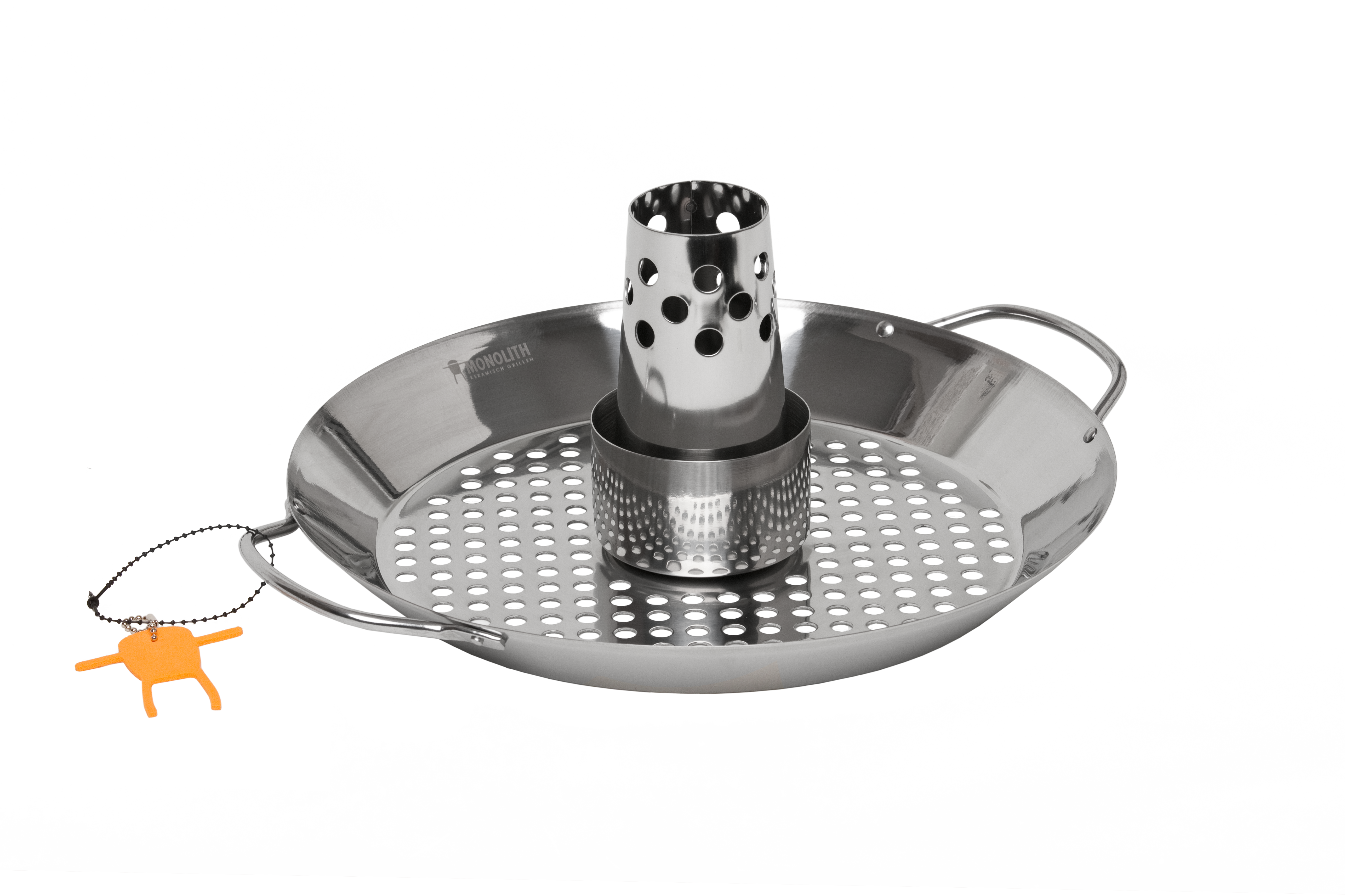 Monolith Grillpfanne Chicken Roaster Edelstahl Monolith Grillpfanne Chicken Roaster Edelstahl