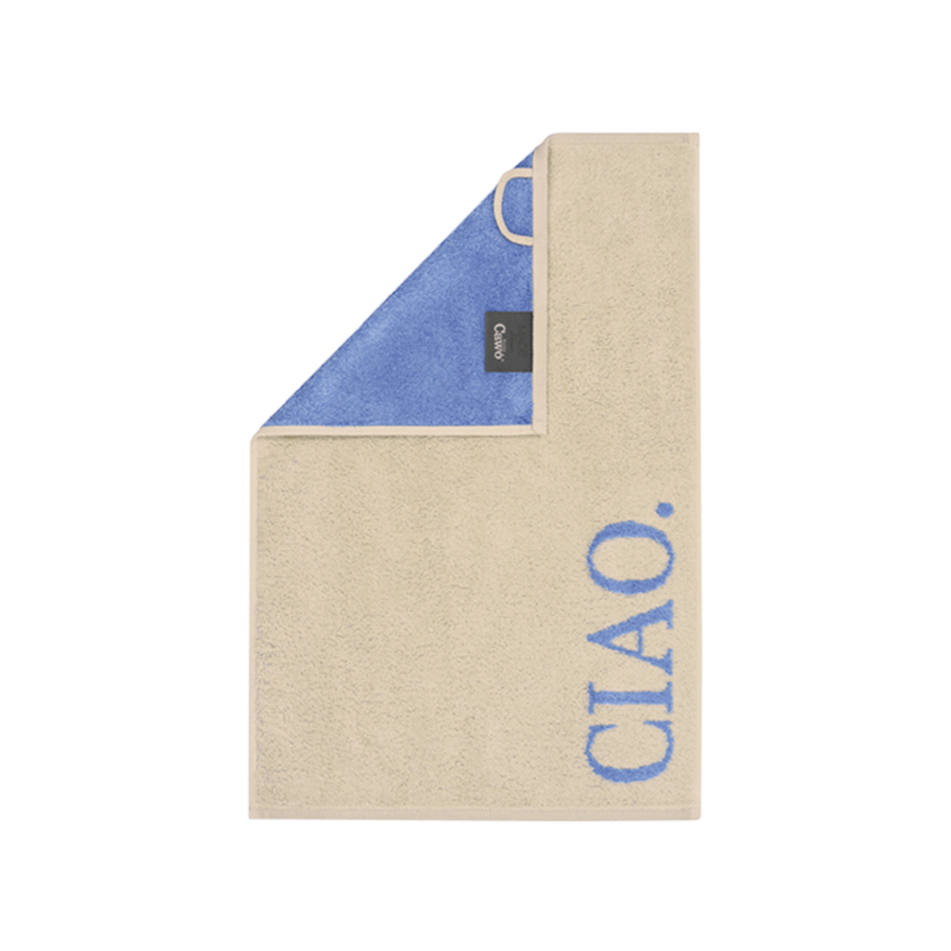 Cawö Gästehandtuch Ciao. Beige-Blau 30x50cm Cawö Gästehandtuch Ciao. Beige-Blau 30x50cm