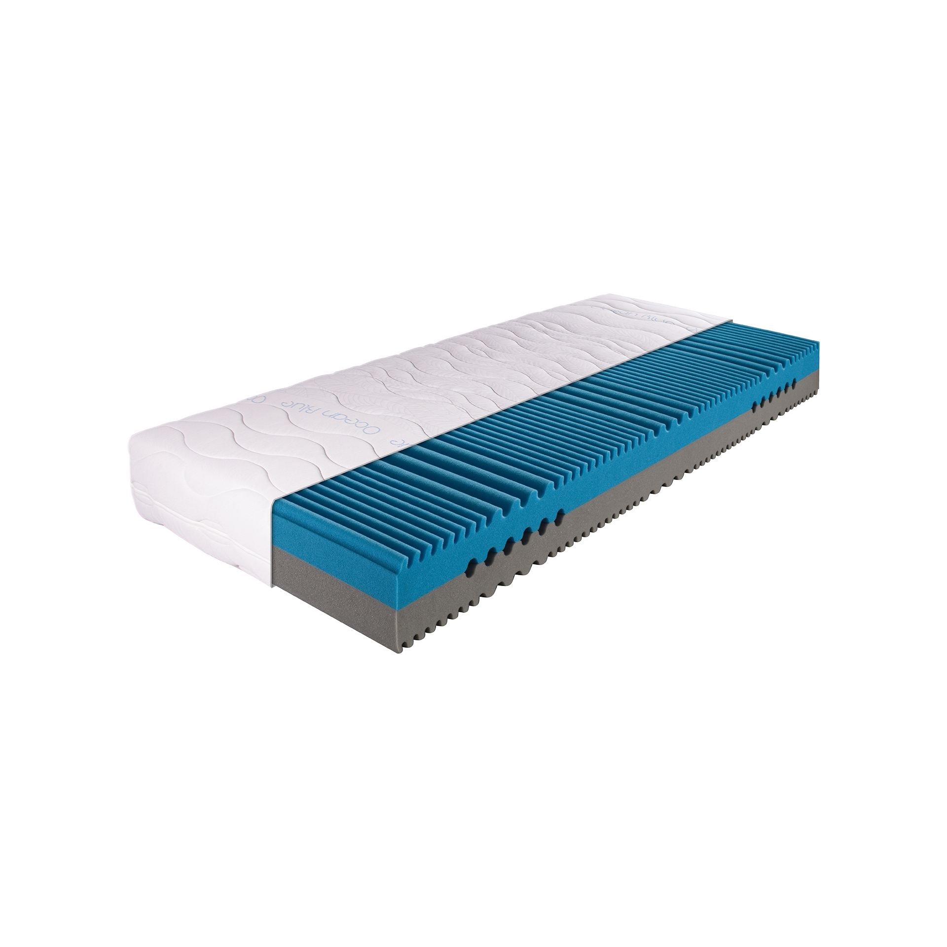 Breckle Kaltschaummatratze Ocean Blue 120x200 cm H2 - mittelfest, bis ca. 80 kg H3 - fest, ab ca. 80 kg Breckle Kaltschaummatratze Ocean Blue 120x200 cm H2 - mittelfest, bis ca. 80 kg H3 - fest, ab ca. 80 kg