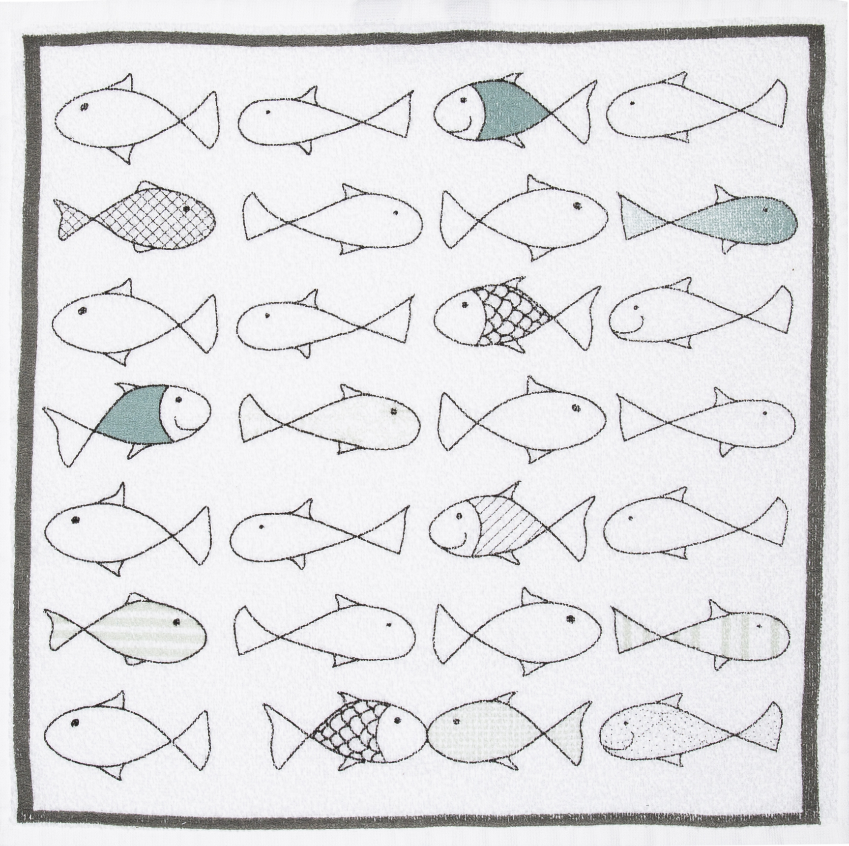 Geschirrhandtuch Bunt 50x50