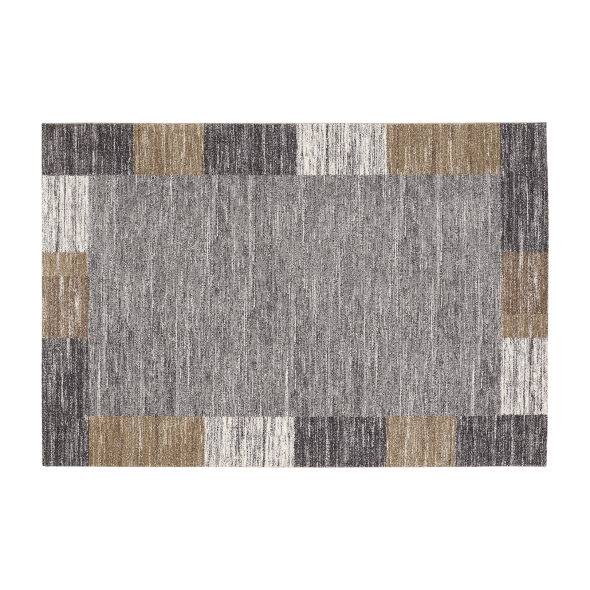 Teppich Soft Border 160x230cm Grau Teppich Soft Border 160x230cm Grau