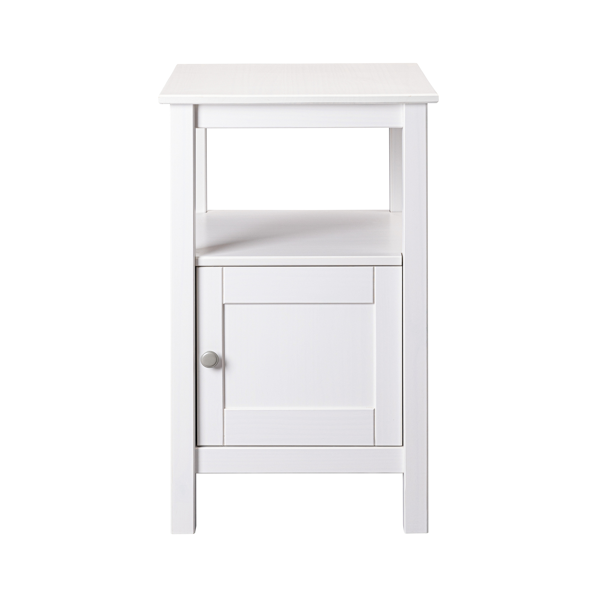 Nachttisch Chilly Home Weiß 45*45*76 Nachttisch Chilly Home Weiß 45*45*76