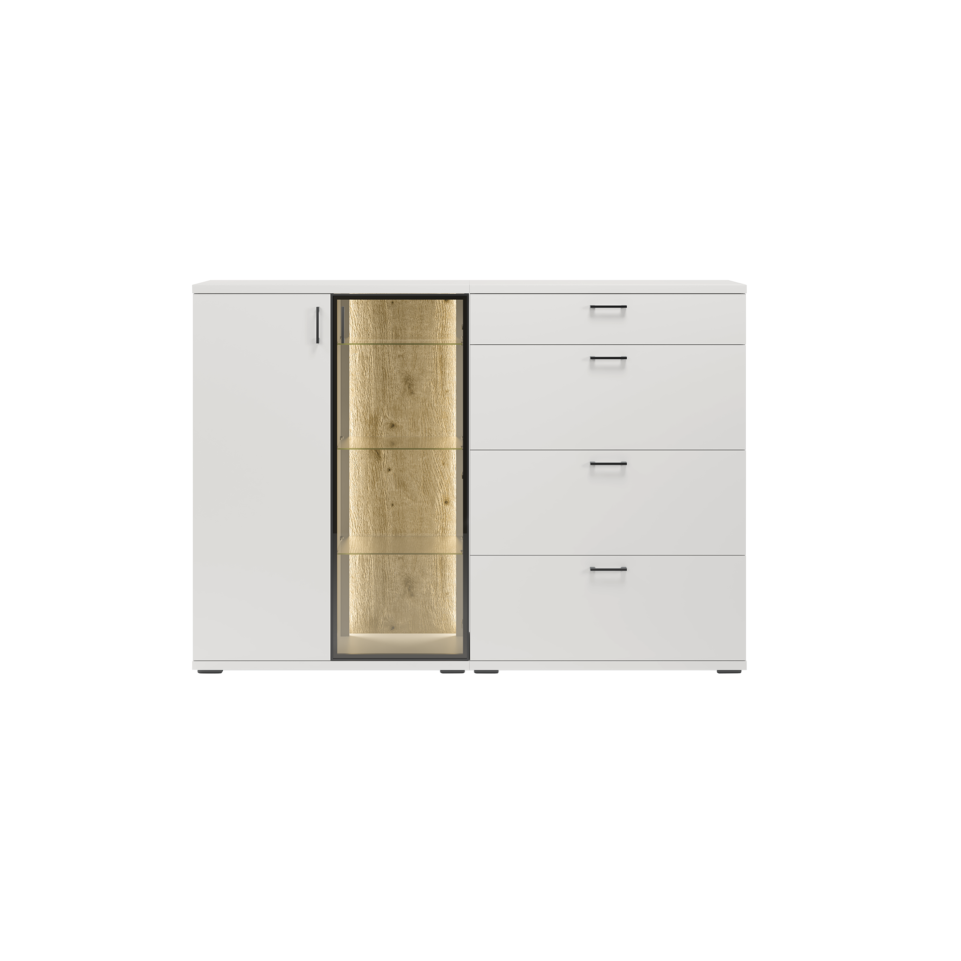 Gallery M branded by Musterring Sideboard Yannik Weiß 40.4*180*126.6 Gallery M branded by Musterring Sideboard Yannik Weiß 40.4*180*126.6