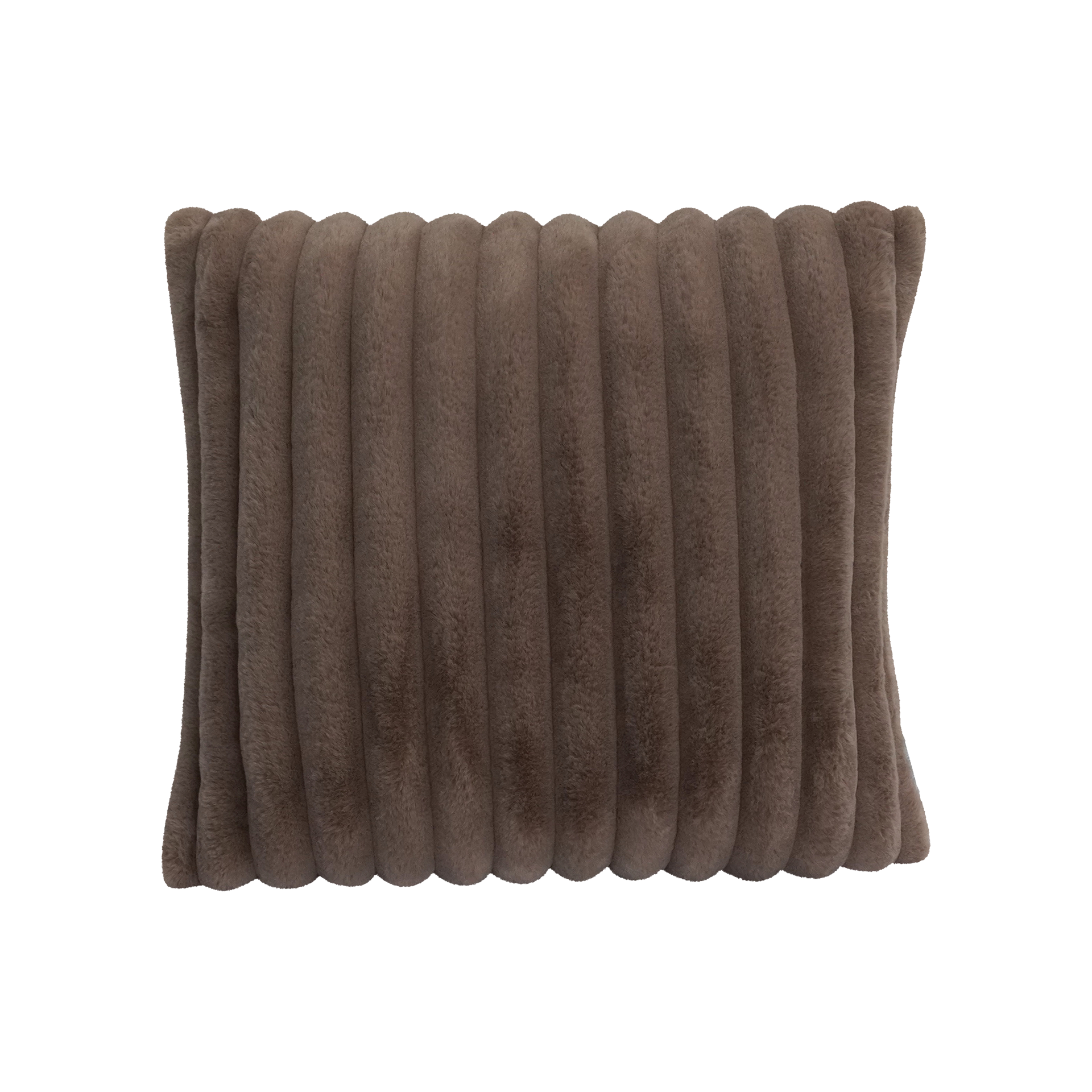 Kissenhülle Rabbit Fur Schlamm 45x45cm Kissenhülle Rabbit Fur Schlamm 45x45cm