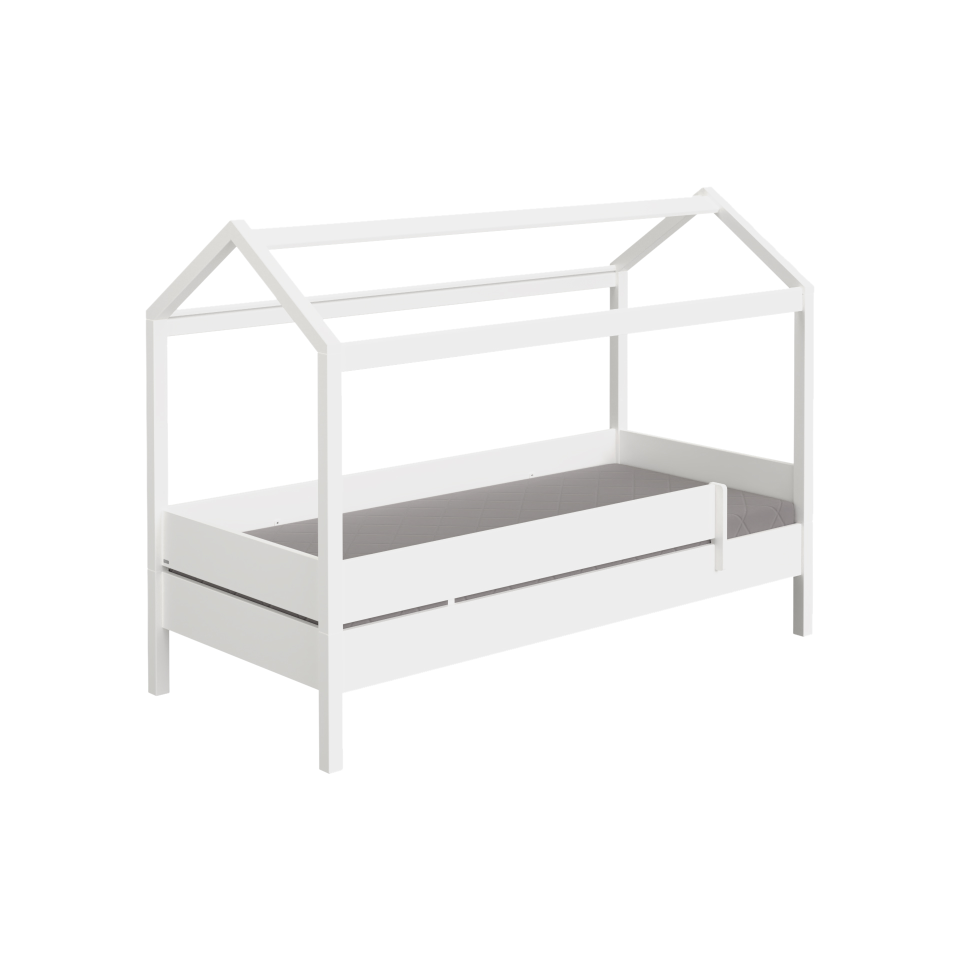 Paidi Spielbett Tiny House Gestell Kreideweiß 90x200 cm