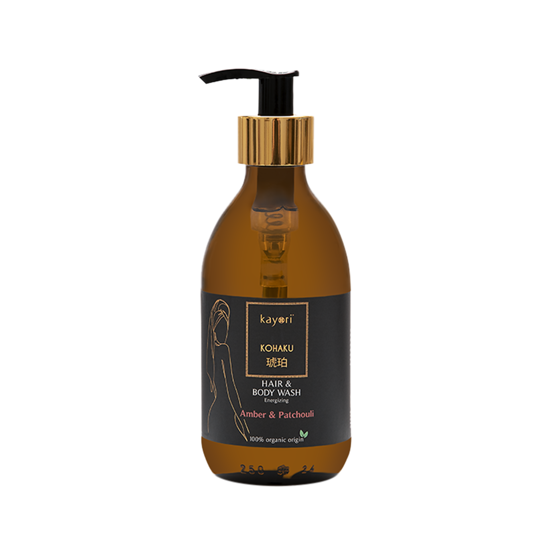 Hair-Bodywash Kohaku Braun