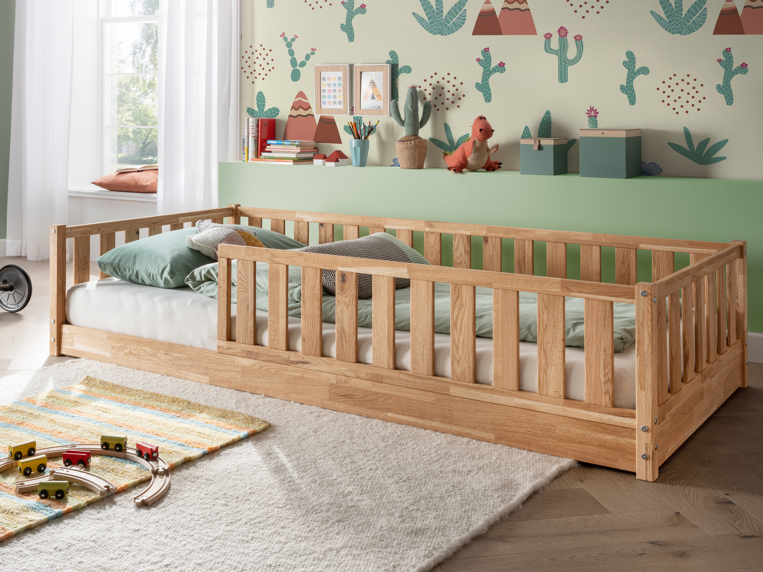 Bett Loco Gestell Wildeiche massiv 120x200 cm Bett Loco Gestell Wildeiche massiv 120x200 cm