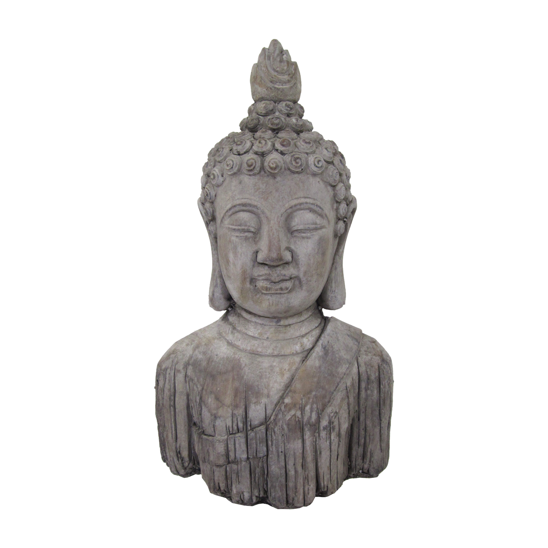 Dekofigur Buddha Grau Dekofigur Buddha Grau