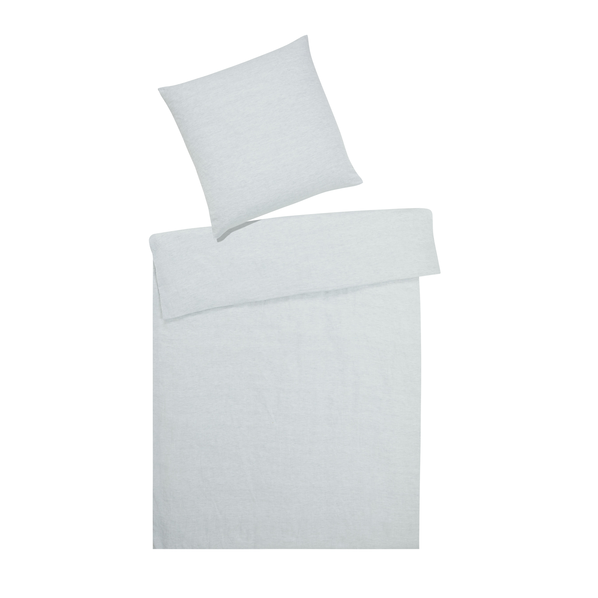 Halbleinen Bettwäsche Breeze Blassgrün 155x220cm Halbleinen Bettwäsche Breeze Blassgrün 155x220cm