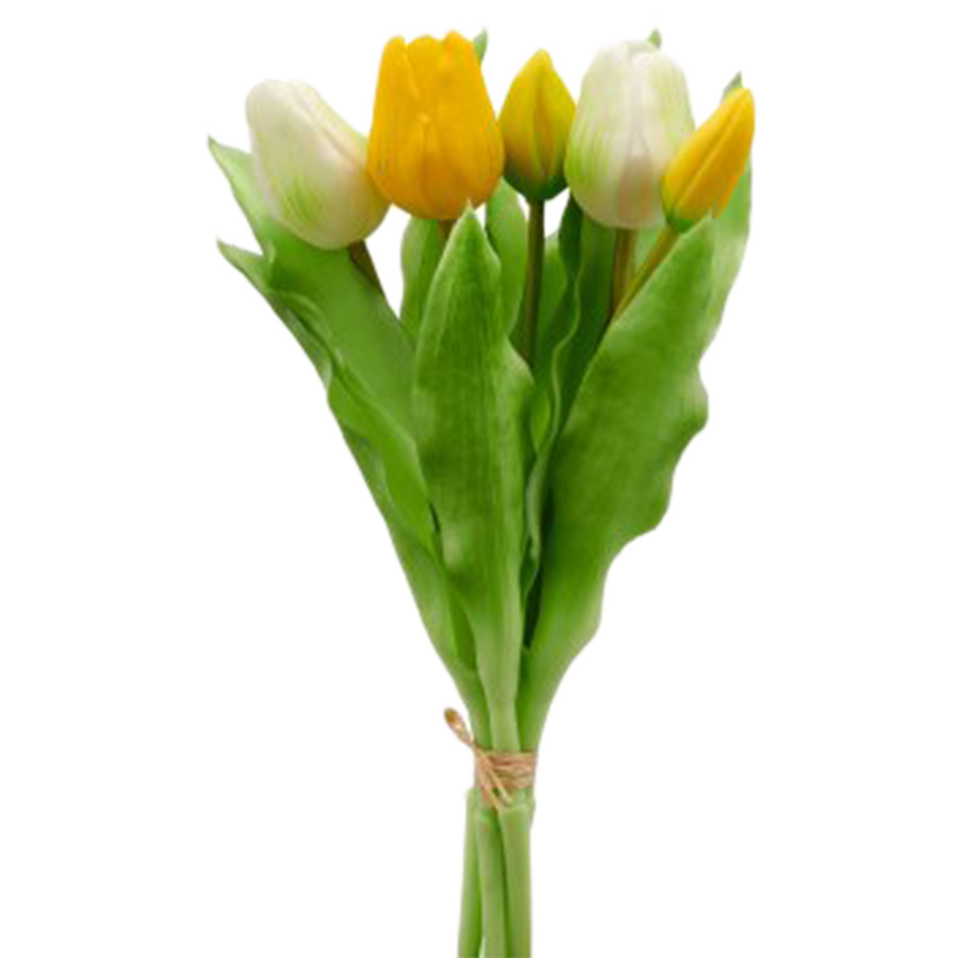Kunstblume CREATIV green Gelb Weiß