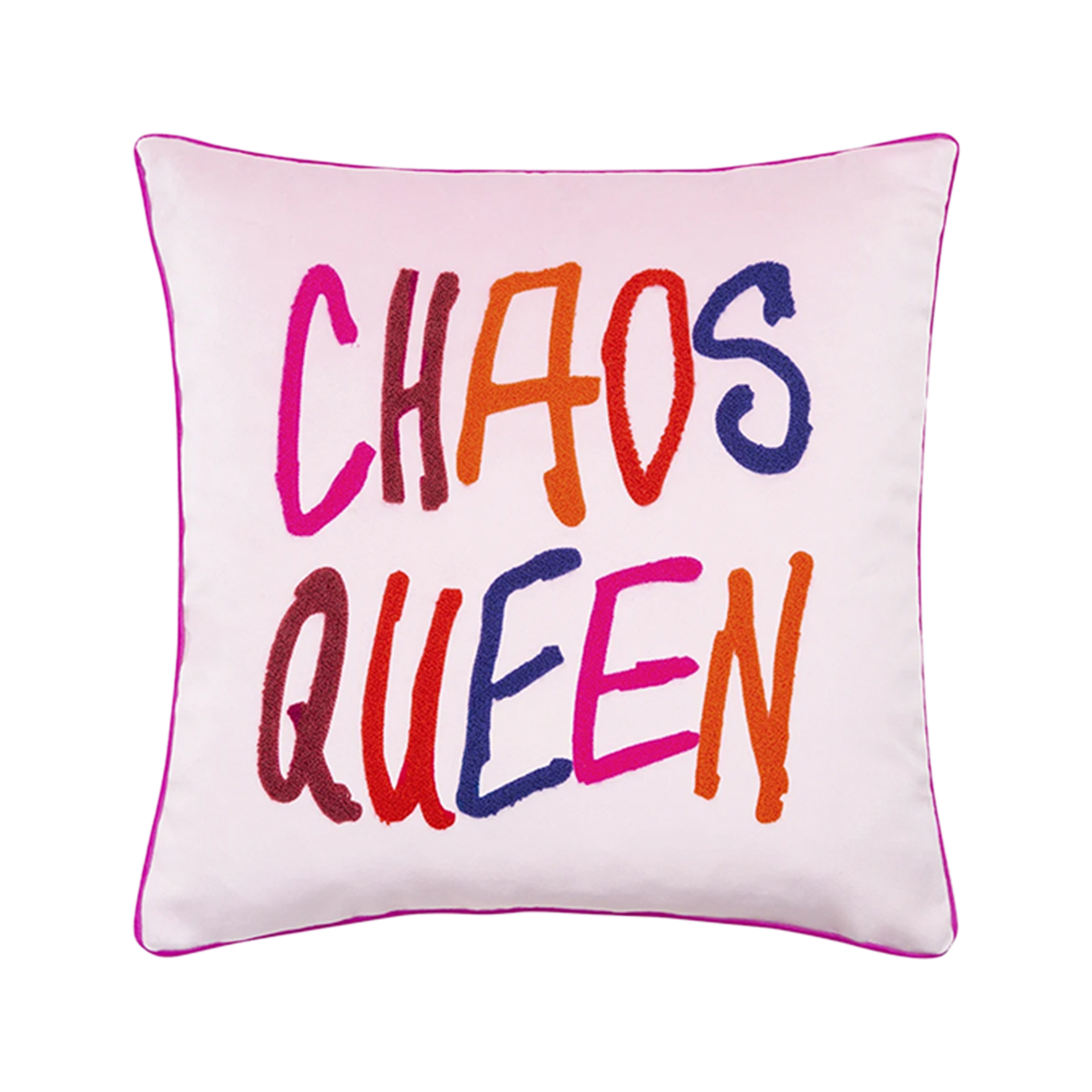 Kissenhülle Letters Chaosqueen Rose 40x40cm Kissenhülle Letters Chaosqueen Rose 40x40cm