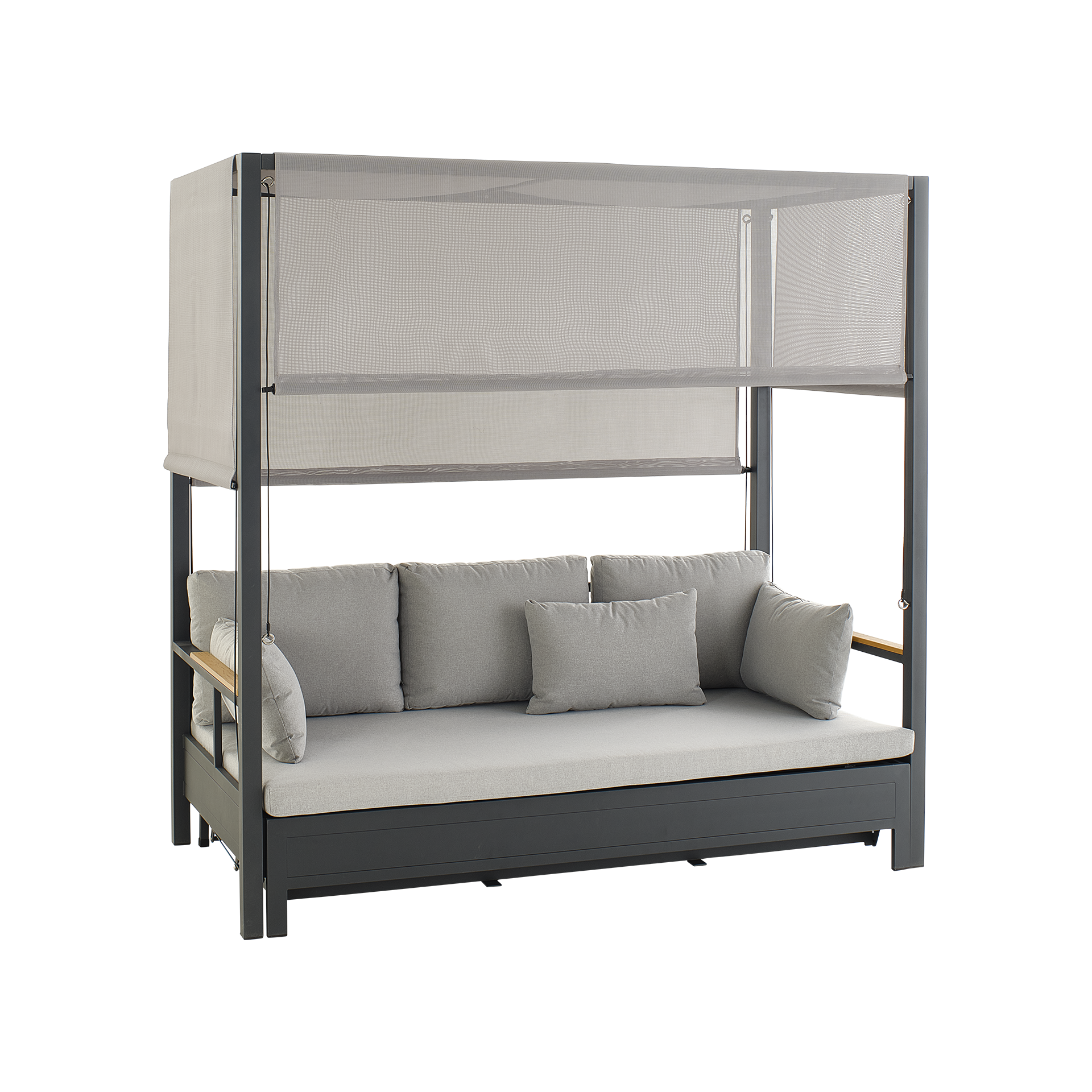 Hogarden Gartenliege Sylvi Anthrazit Hogarden Gartenliege Sylvi Anthrazit