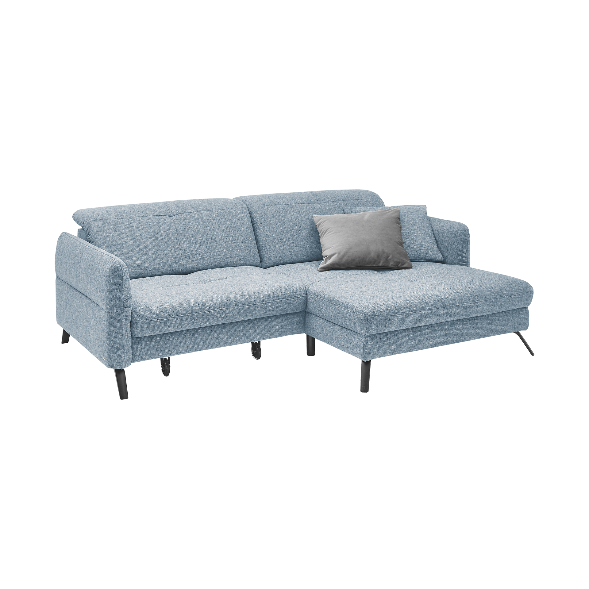 set one by Musterring Ecksofa SO 4400 Blau Ottomane rechts set one by Musterring Ecksofa SO 4400 Blau Ottomane rechts