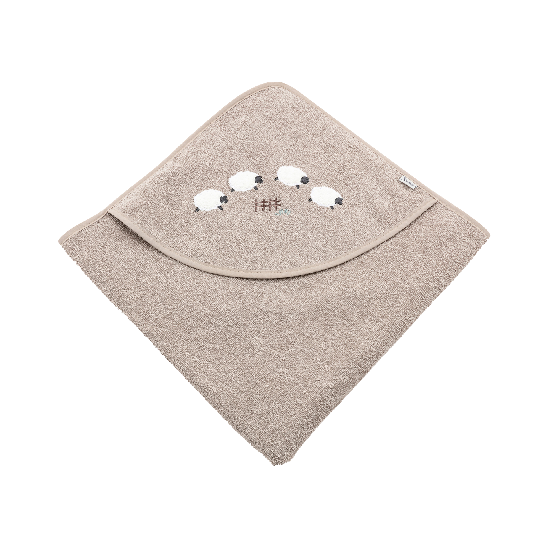 Kapuzenbadetuch Flocke sand Kapuzenbadetuch Flocke sand