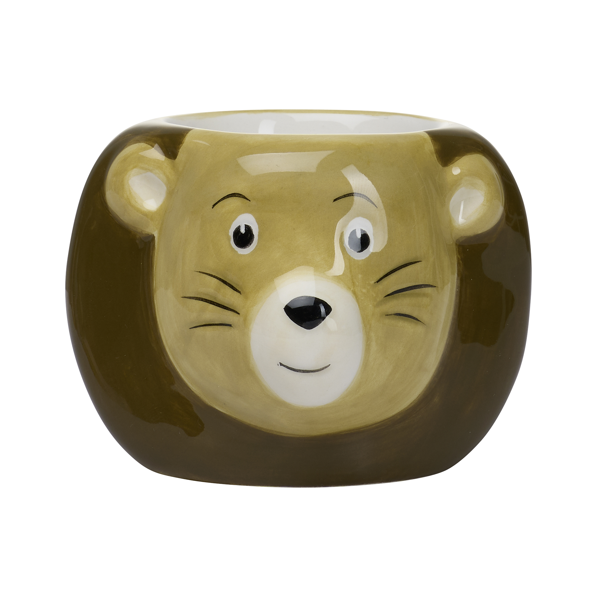 Eierbecher Tiere Beige-Braun