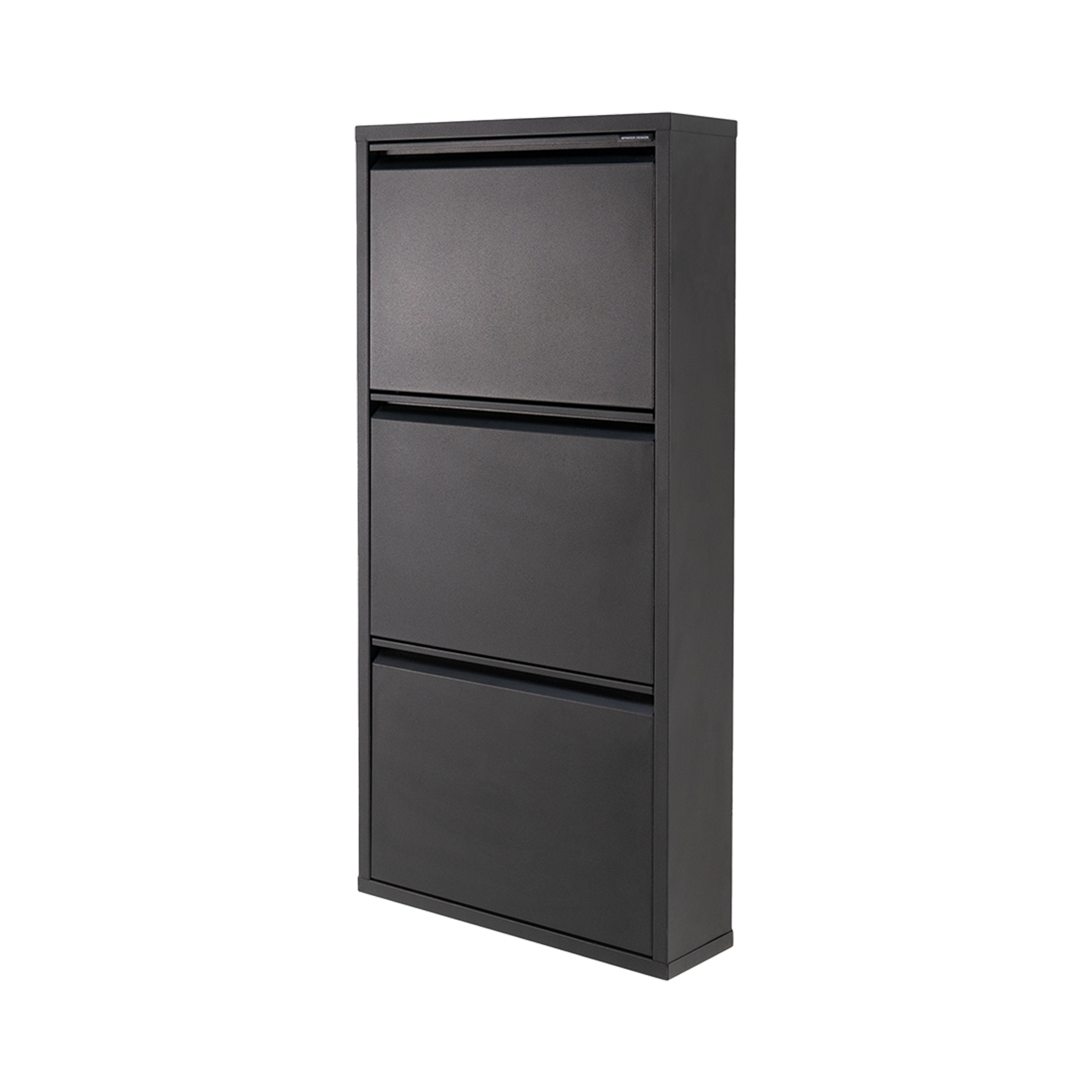 SPINDER DESIGN Schuhschrank Billy 3 Schwarz