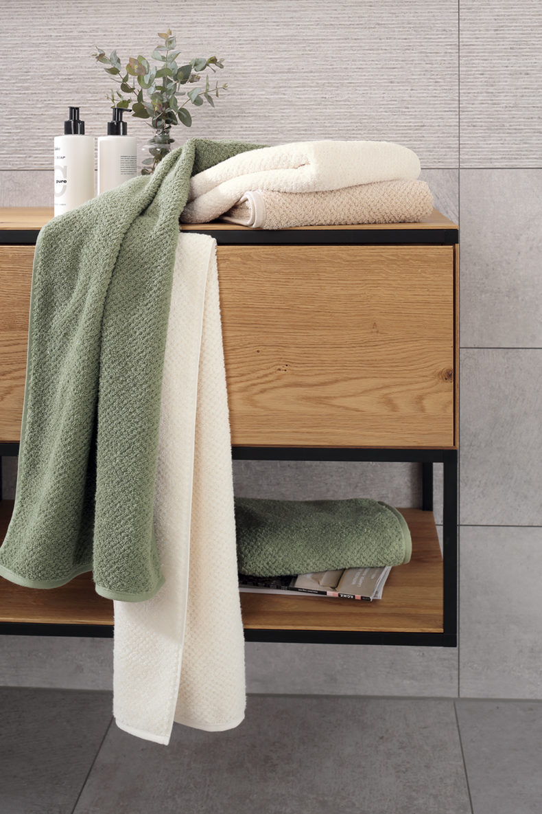 Cawö Handtuch Pure Beige 50x100cm Cawö Handtuch Pure Beige 50x100cm