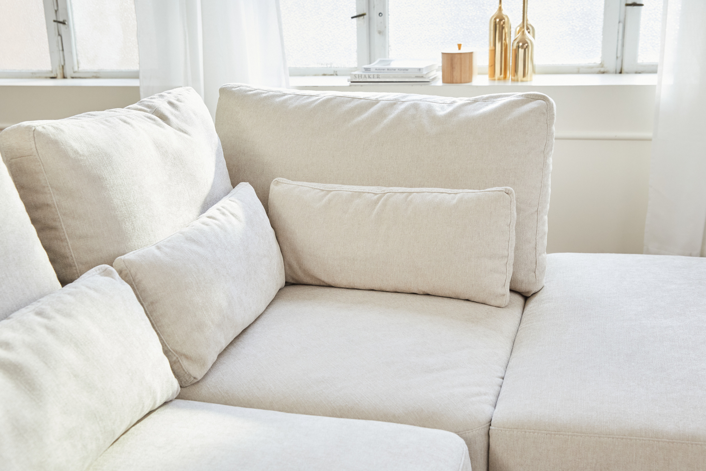 Musterring Ecksofa JustB! PM100 Beige Ottomane links Musterring Ecksofa JustB! PM100 Beige Ottomane links