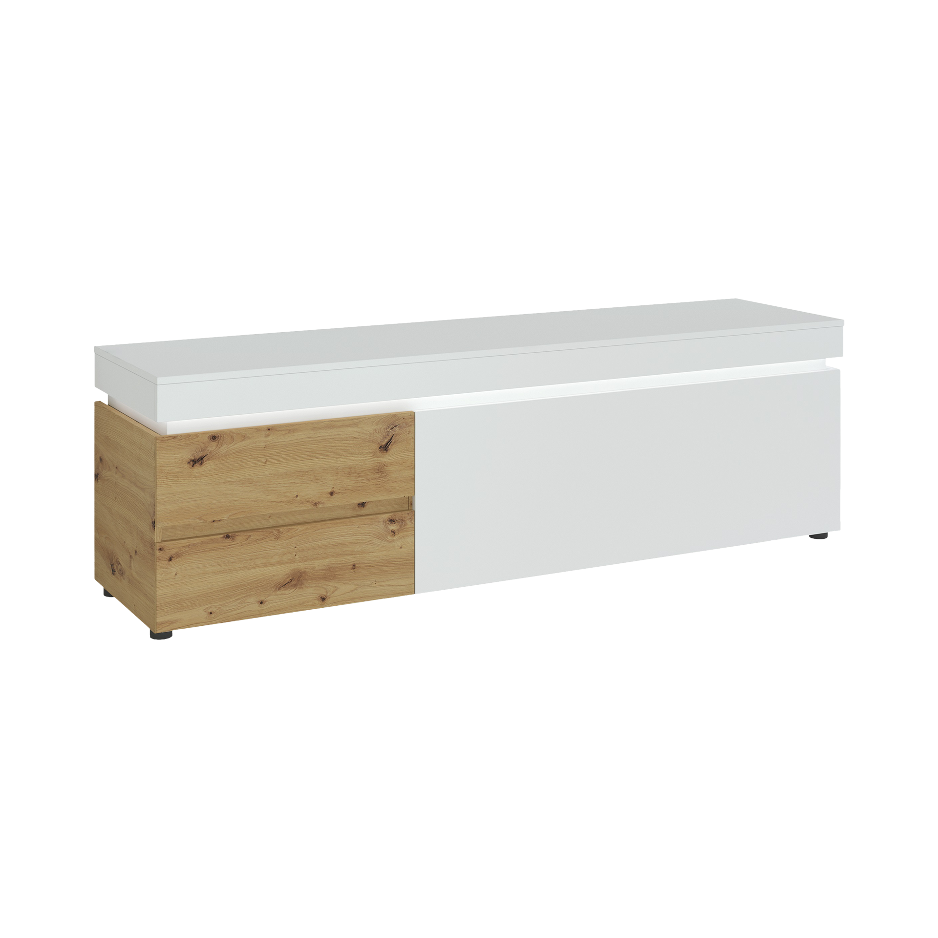 Novofurn Lowboard Lucienne Eichefarben 48*180.5*56.7