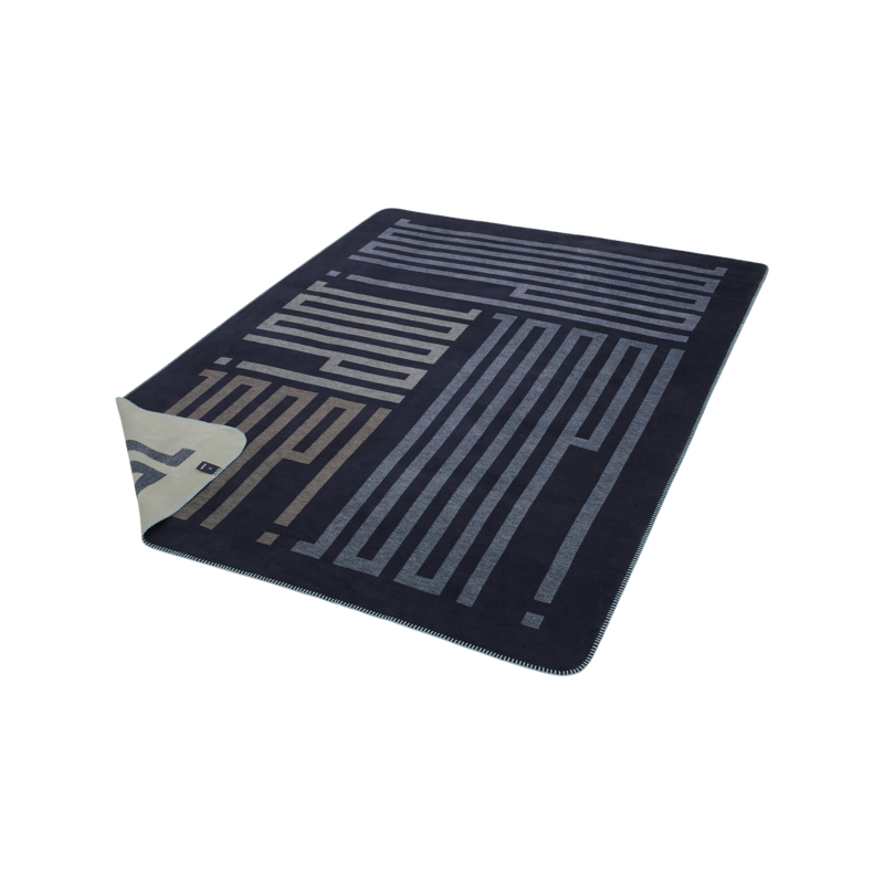 JOOP! Decke Bars Navy 150x200cm