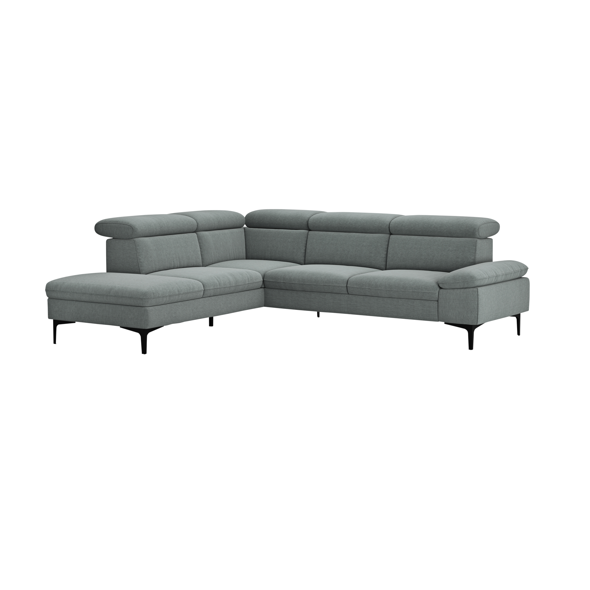 Global wohnen Ecksofa Felipa Plumb Rücken echt Kopfteilverstellung Global wohnen Ecksofa Felipa Plumb Rücken echt Kopfteilverstellung