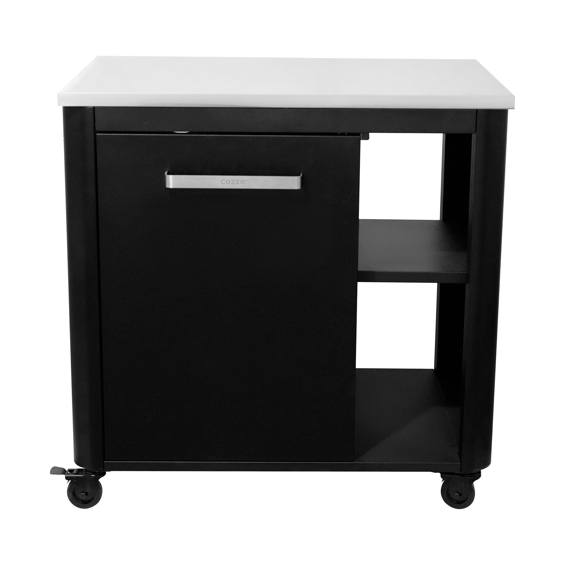 cozze® Gartenschrank Outdoorküche Schwarz 60*90*90