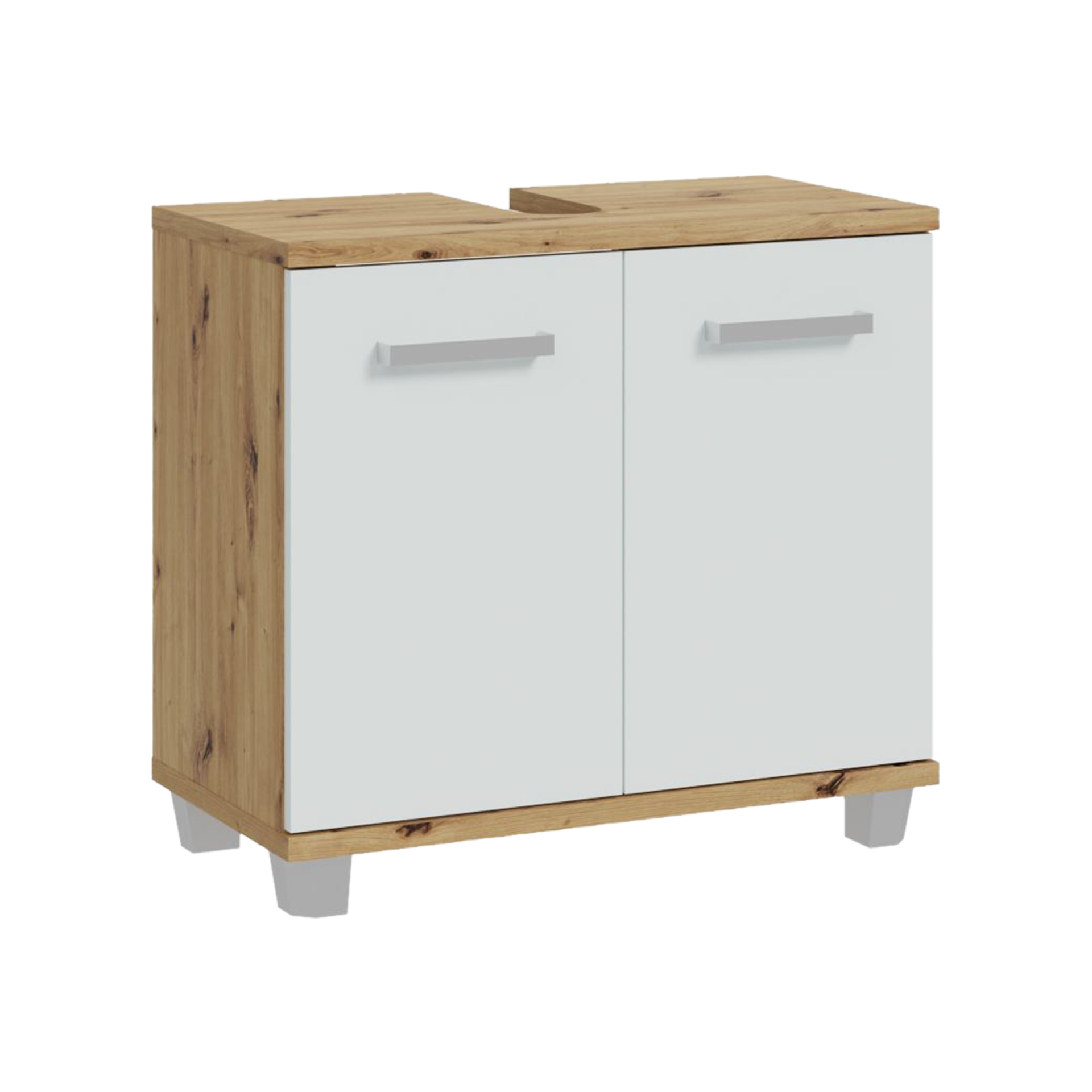 Waschbeckenunterschrank Velasco Weiß 34.8*68.6*62 Waschbeckenunterschrank Velasco Weiß 34.8*68.6*62