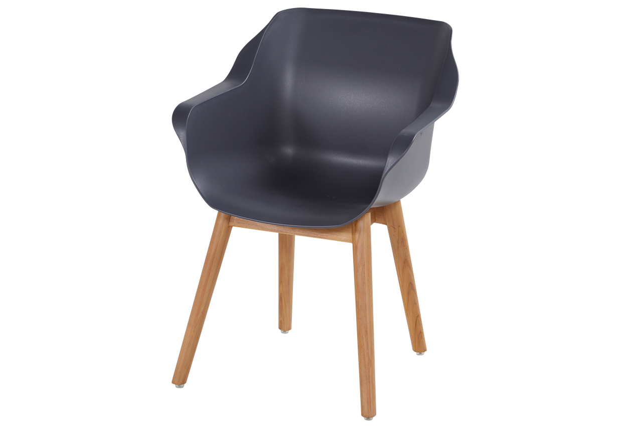 Hartman Gartensessel Sophie Teak Anthrazit Hartman Gartensessel Sophie Teak Anthrazit