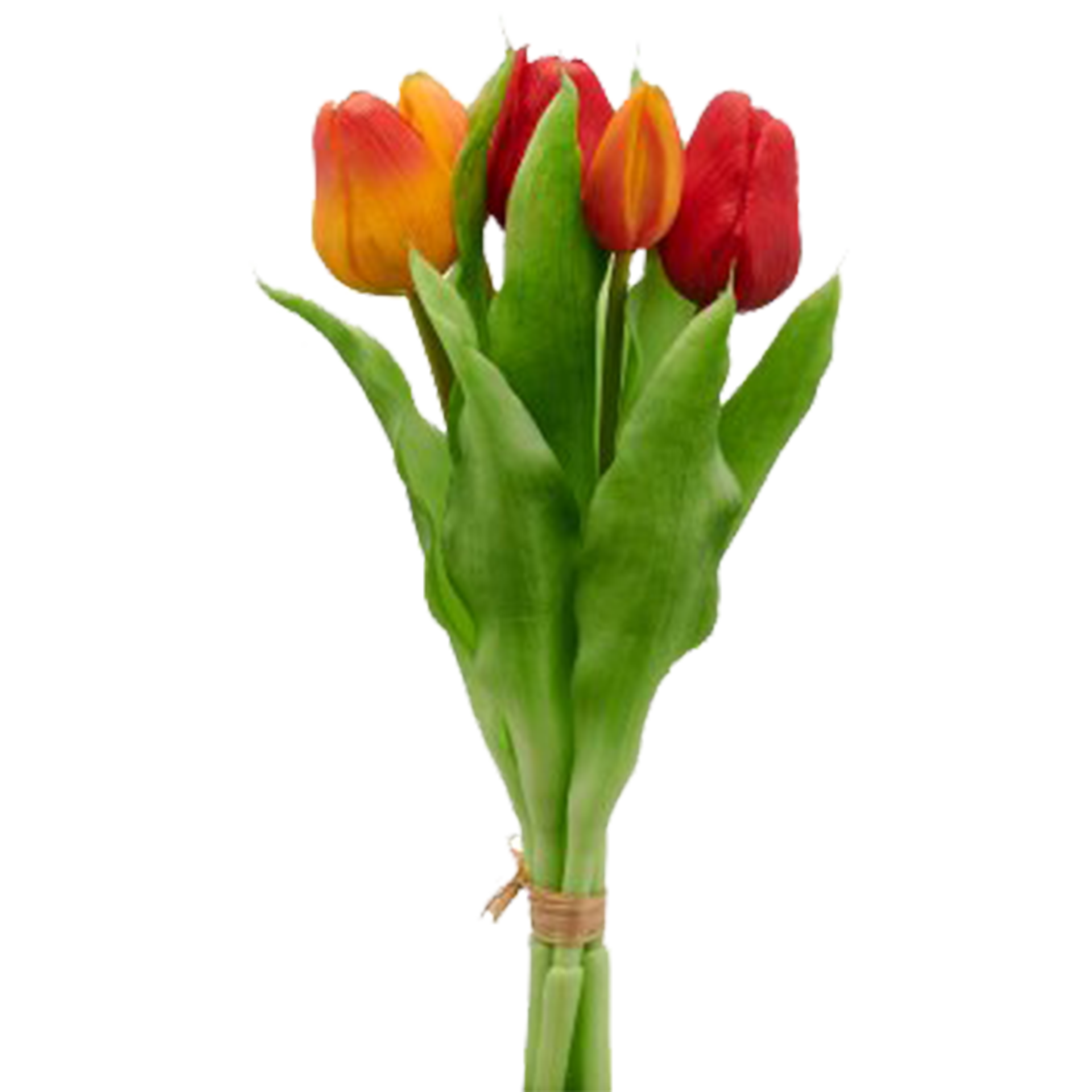 Kunstblume CREATIV green Orange Rot