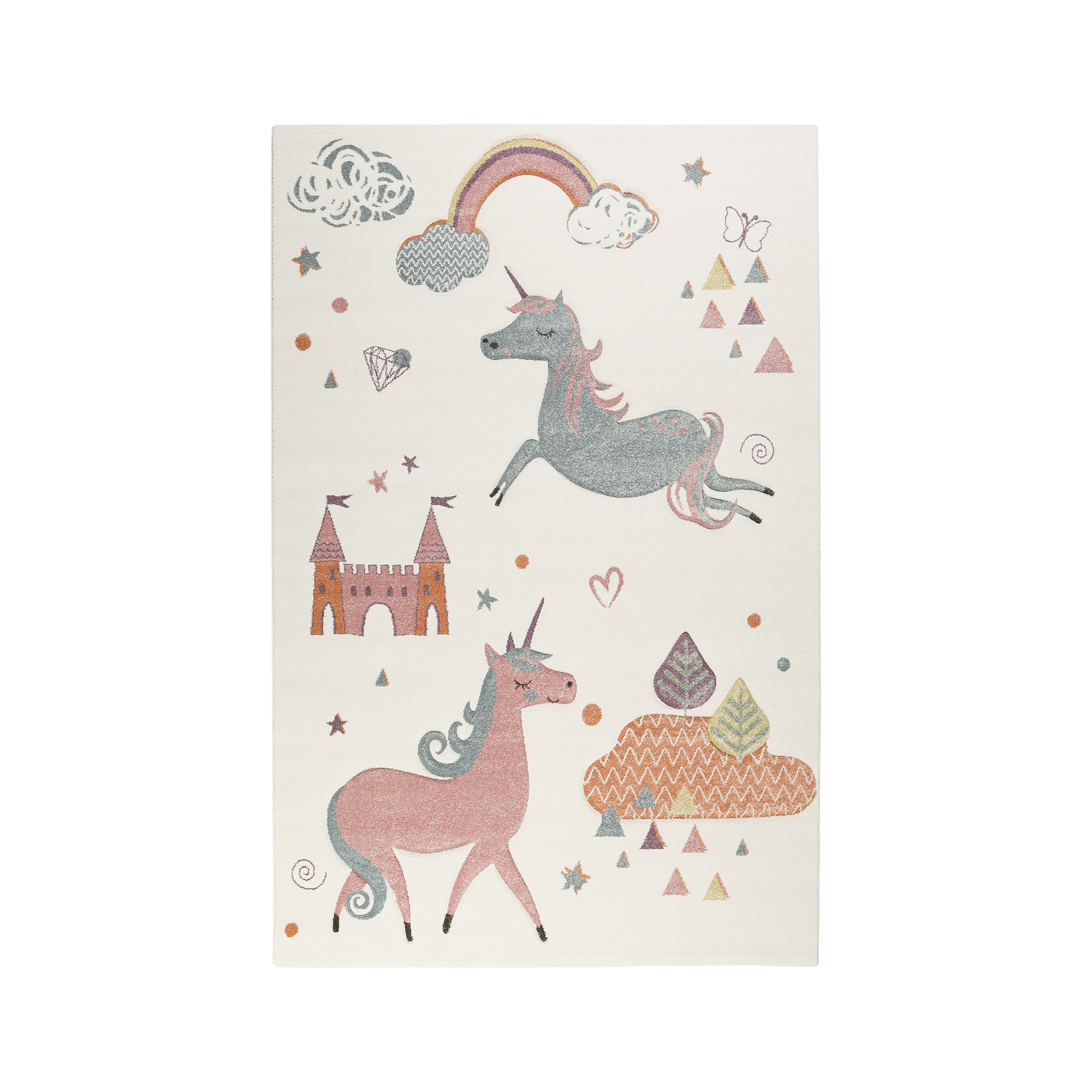 Esprit Kinderteppich Sunny Unicorn 133x200cm Weiß Esprit Kinderteppich Sunny Unicorn 133x200cm Weiß