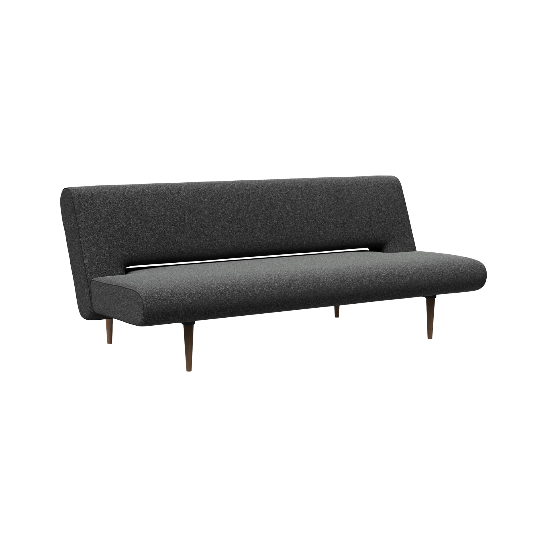 INNOVATION LIVING Schlafsofa Unfurl Bezug Dunkelgrau Gestell Holzfarben (Braun) INNOVATION LIVING Schlafsofa Unfurl Bezug Dunkelgrau Gestell Holzfarben (Braun)