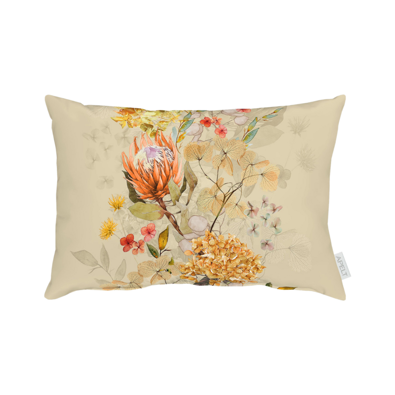 Kissen Herbstblüten Beige 35x50cm Kissen Herbstblüten Beige 35x50cm