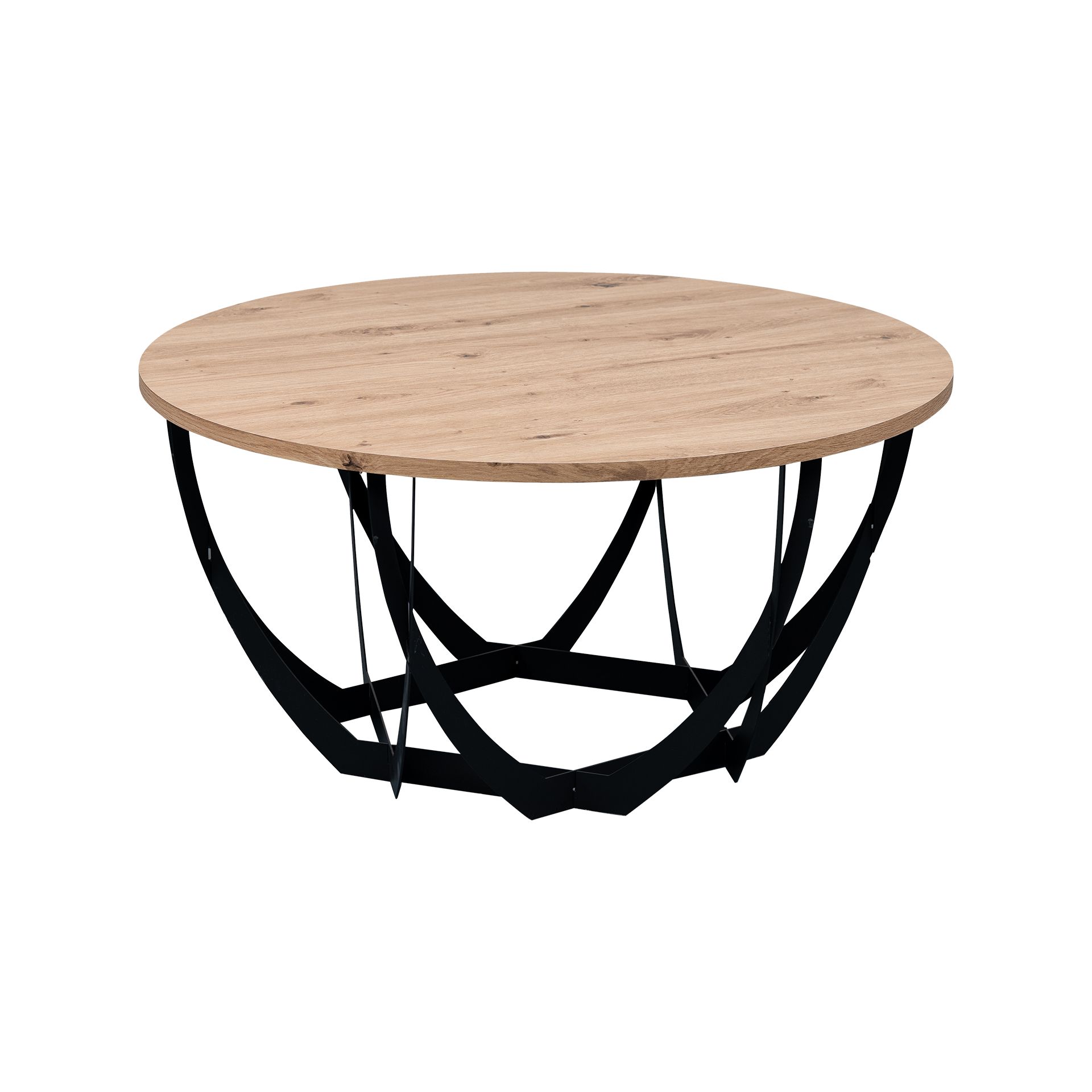 Couchtisch Maylea Platte Artisan Eiche Nachbildung, Gestell Schwarz 80*80*40 Couchtisch Maylea Platte Artisan Eiche Nachbildung, Gestell Schwarz 80*80*40