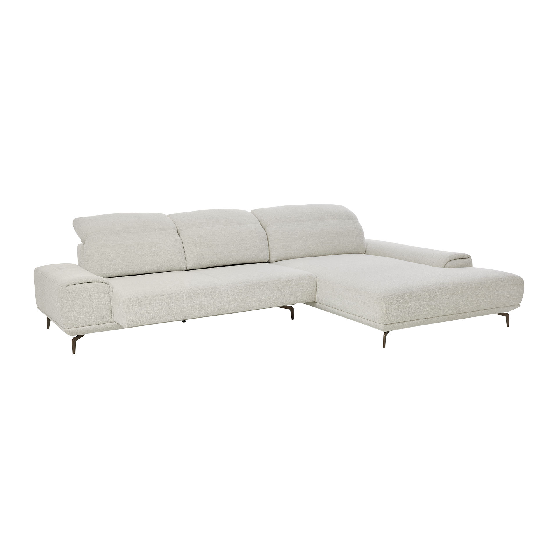 Musterring Ecksofa MR 2490 Weiß Sitztiefe motorisch verstellbar Ottomane rechts Musterring Ecksofa MR 2490 Weiß Sitztiefe motorisch verstellbar Ottomane rechts