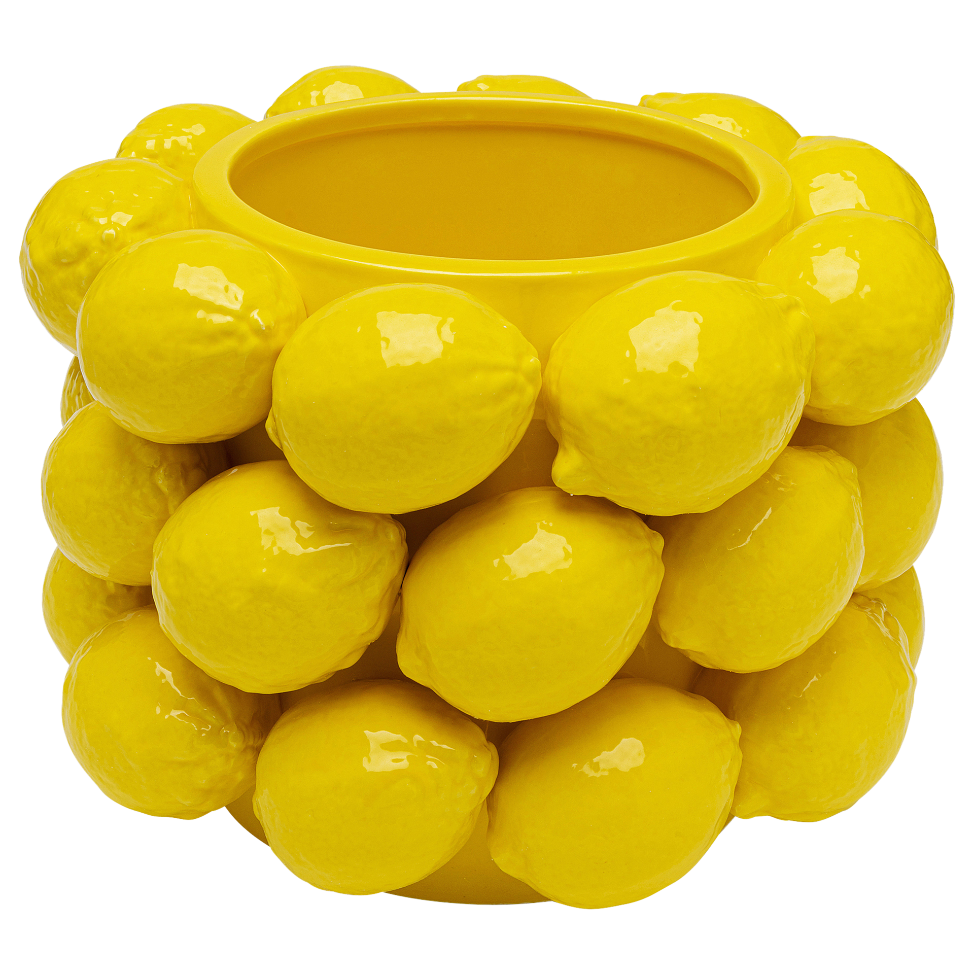 Kare Vase Lemon Juice Gelb