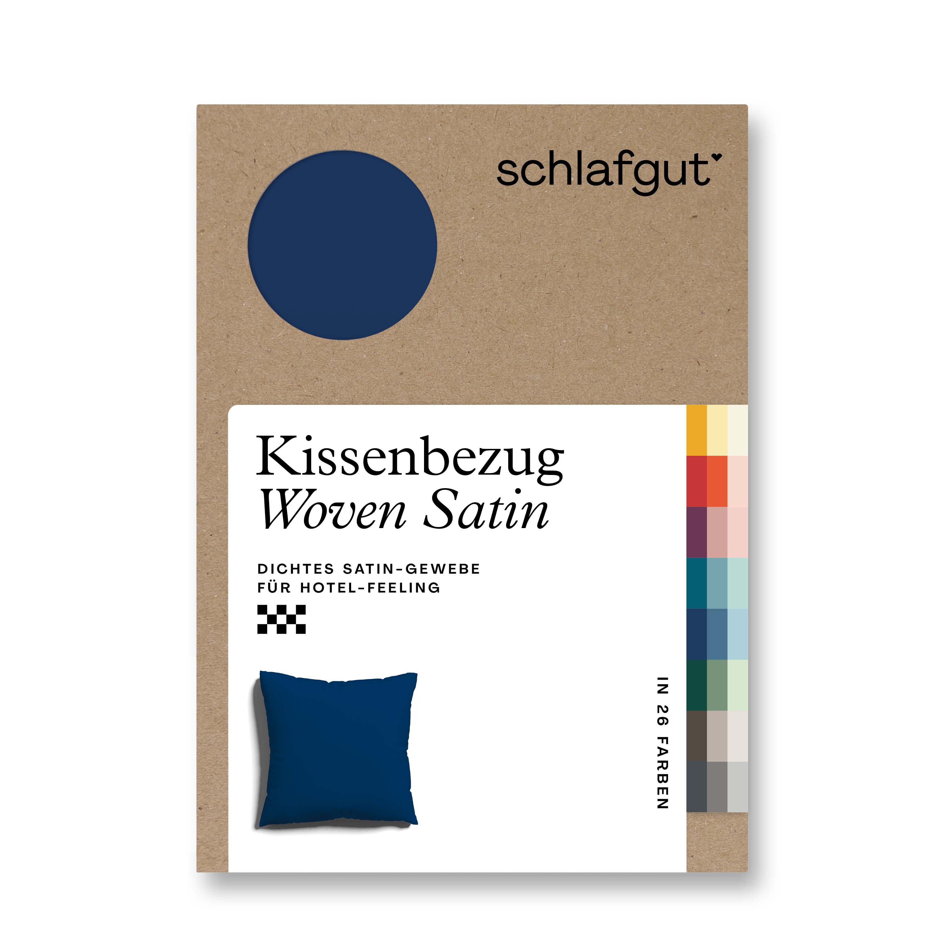 Kissenbezug Woven Blue Deep 80x80cm Kissenbezug Woven Blue Deep 80x80cm