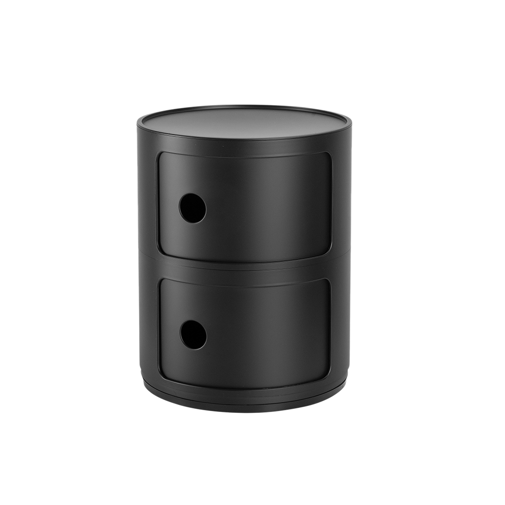 Kartell® Container Componibili Recycled Schwarz matt Kartell® Container Componibili Recycled Schwarz matt